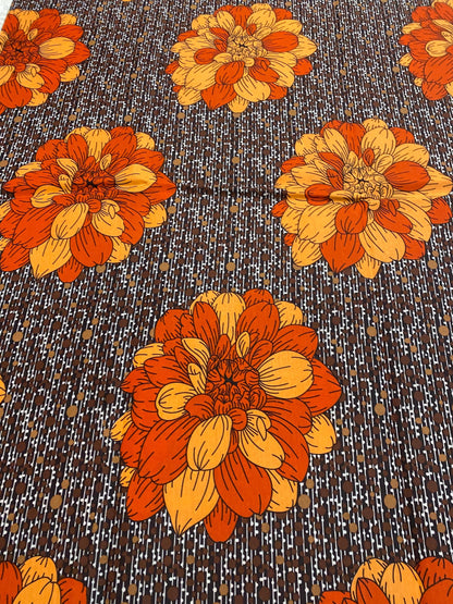 Polycotton African Fabric 6 Yards Soft Ankara Wax Print Material