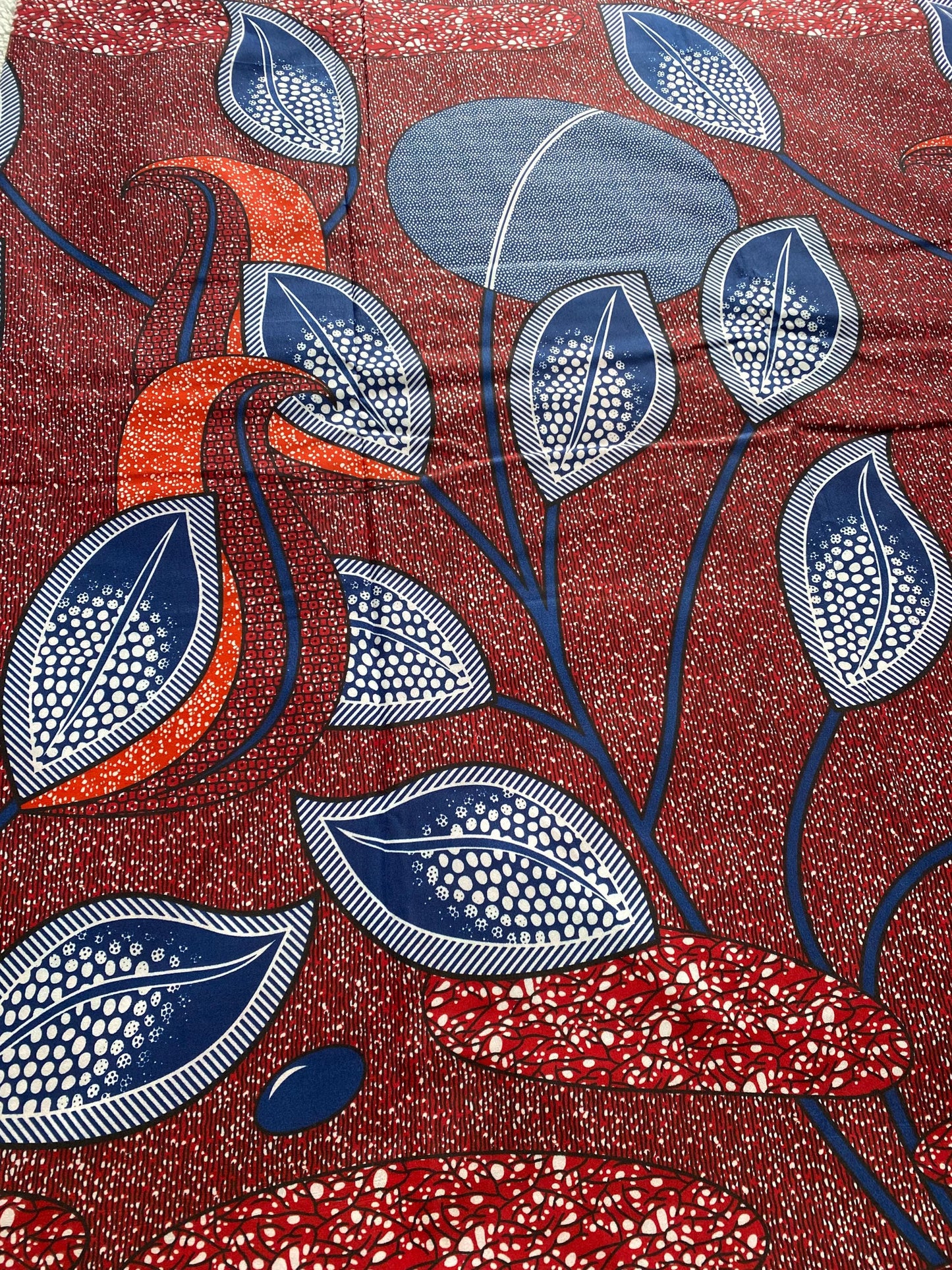 Polycotton African Fabric 6 Yards Soft Ankara Wax Print Material