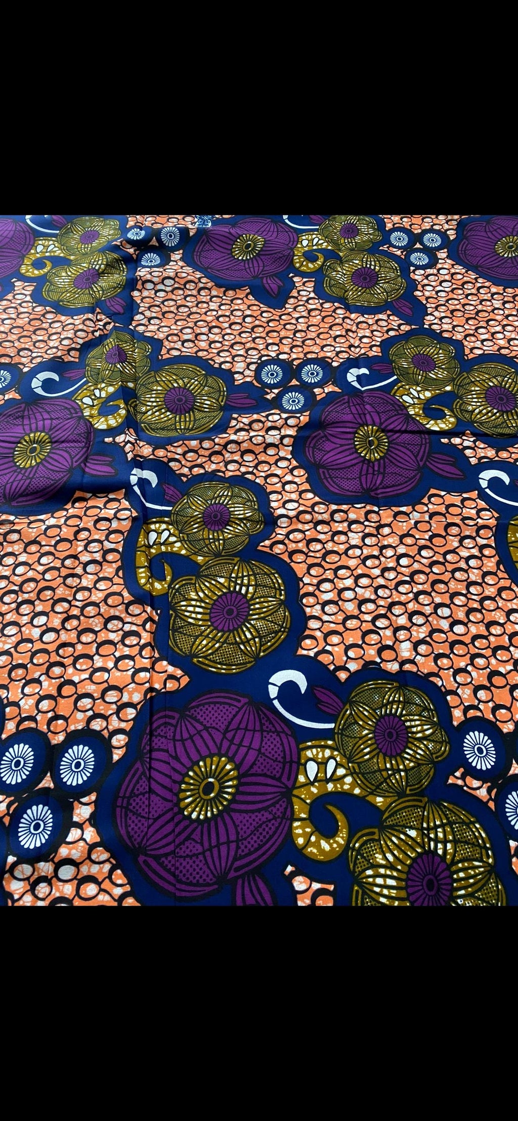 6 Yards 100% Cotton Ankara Wax Print Fabric African Print for Dressmaking, Quilting & Home Décor