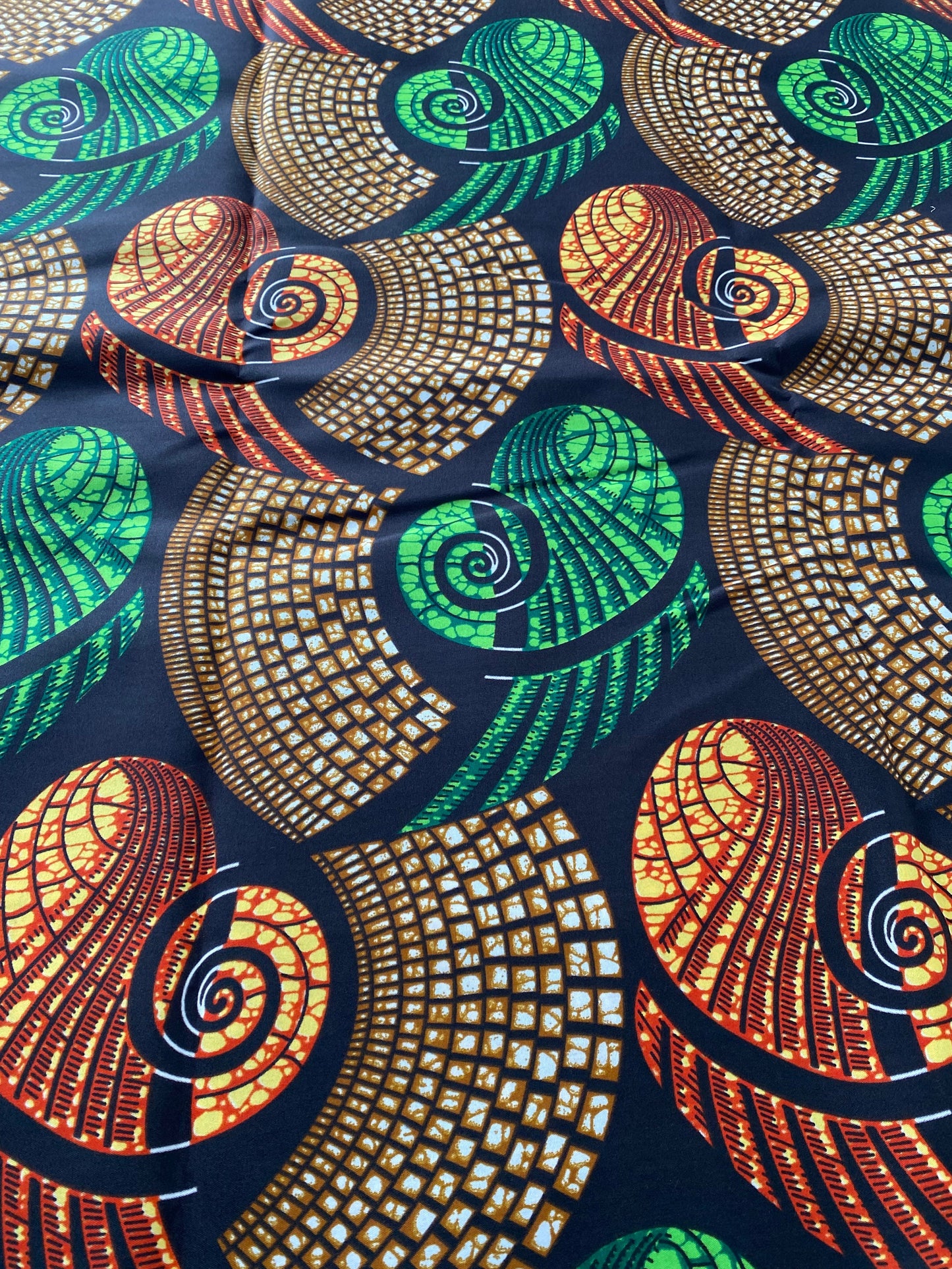 Polycotton African Fabric 6 Yards Soft Ankara Wax Print Material