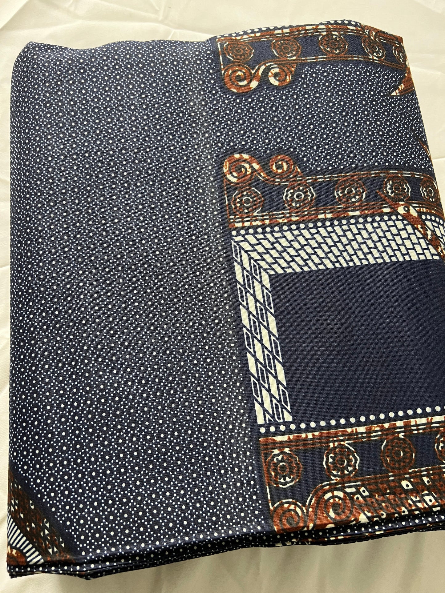 Polycotton African Fabric 6 Yards Soft Ankara Wax Print Material