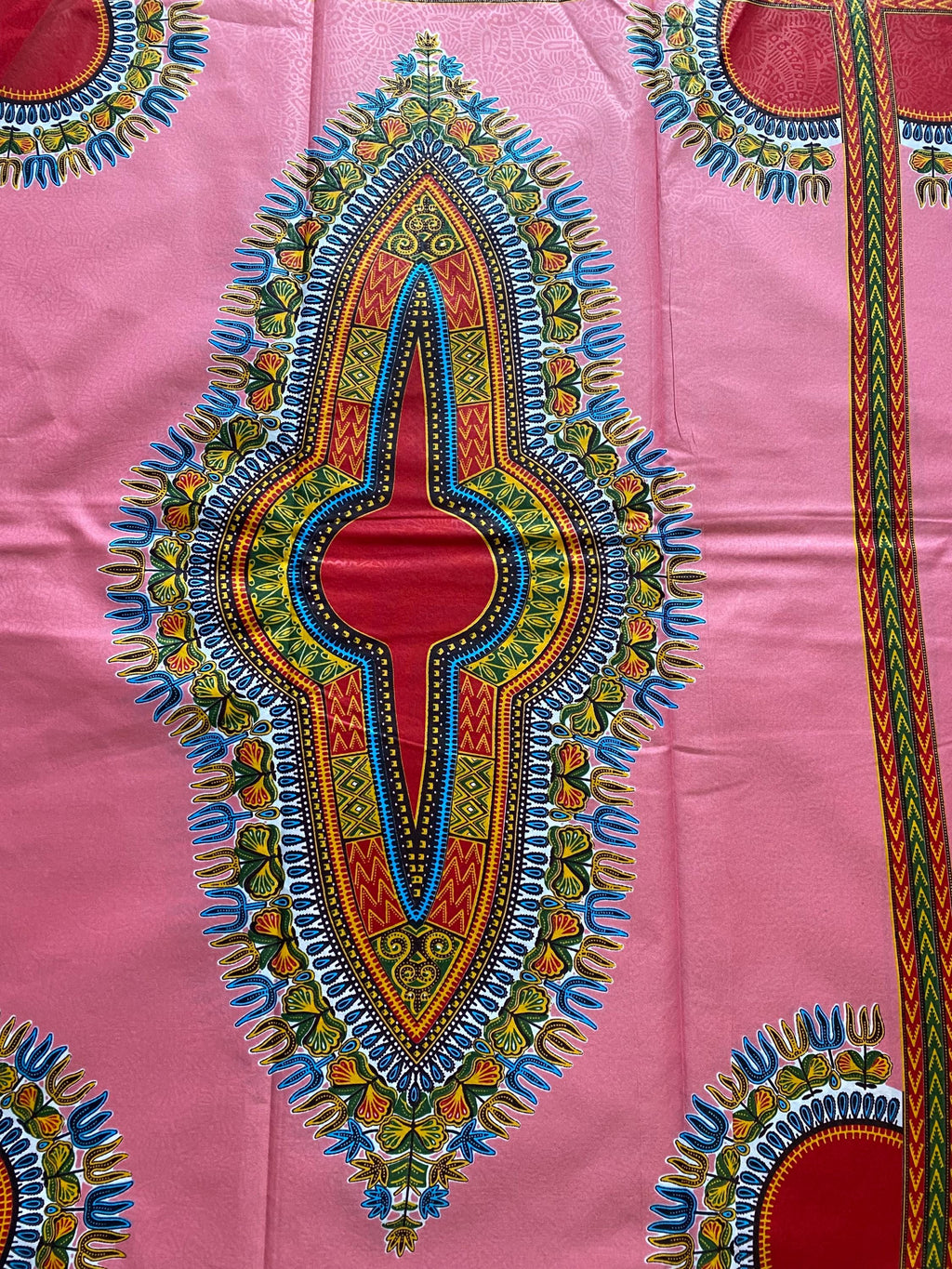 Dashiki Angelina African Wax Print Cotton Fabric - 6 Yards