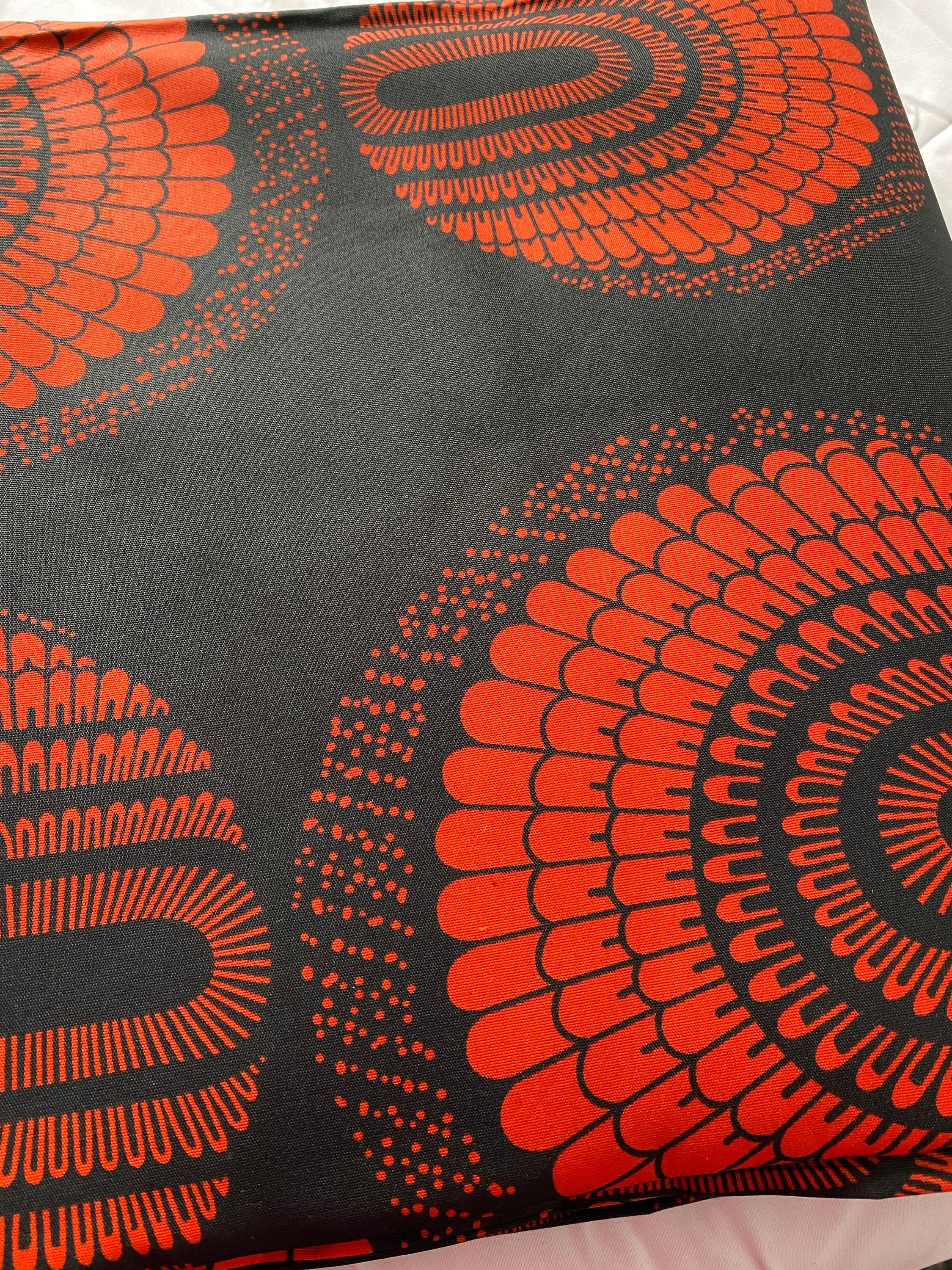 Polycotton African Fabric 6 Yards Soft Ankara Wax Print Material