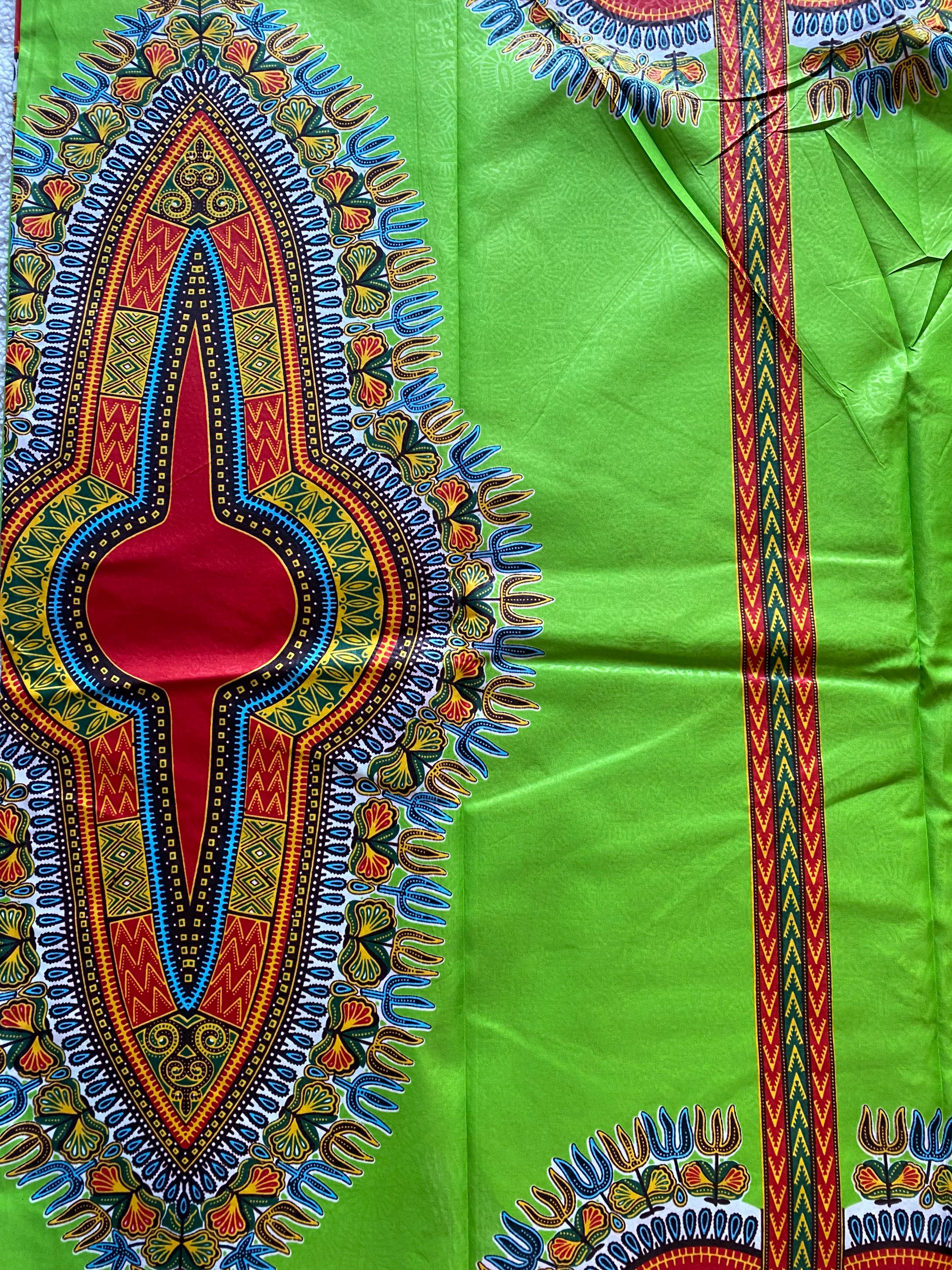 Ankara Wax Fabric Print - Daviva Dashiki Angelina African Cotton, 6 Yards