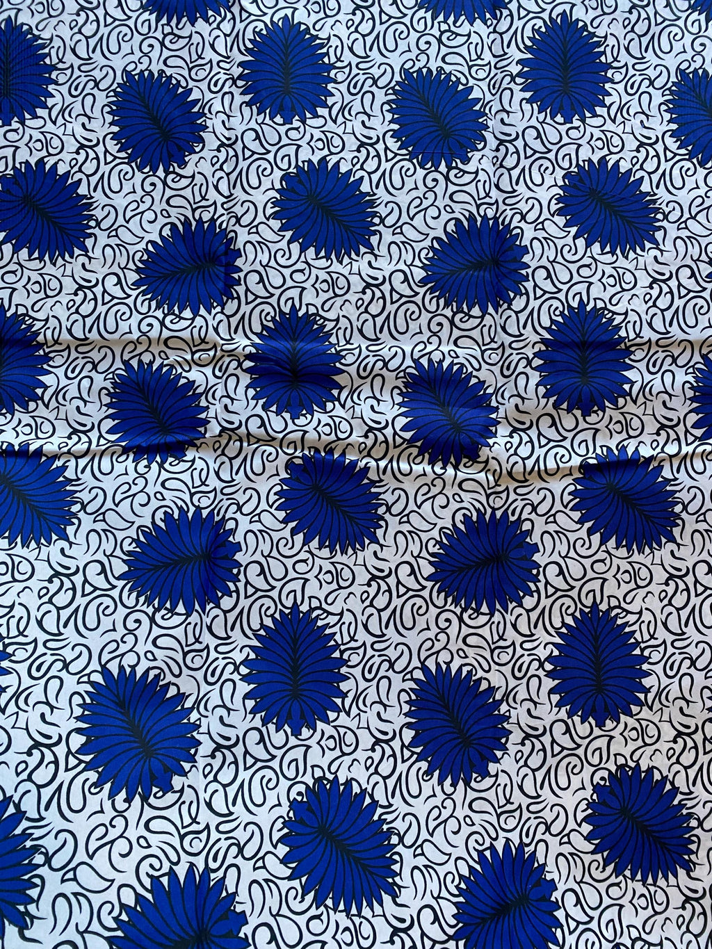 Polycotton African Fabric 6 Yards Soft Ankara Wax Print Material