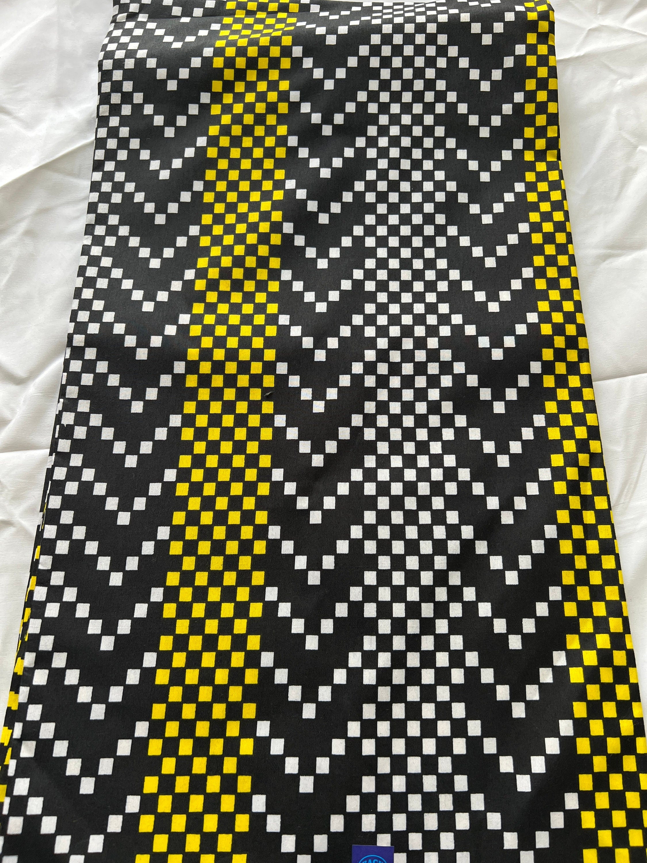 Polycotton African Fabric 6 Yards Soft Ankara Wax Print Material