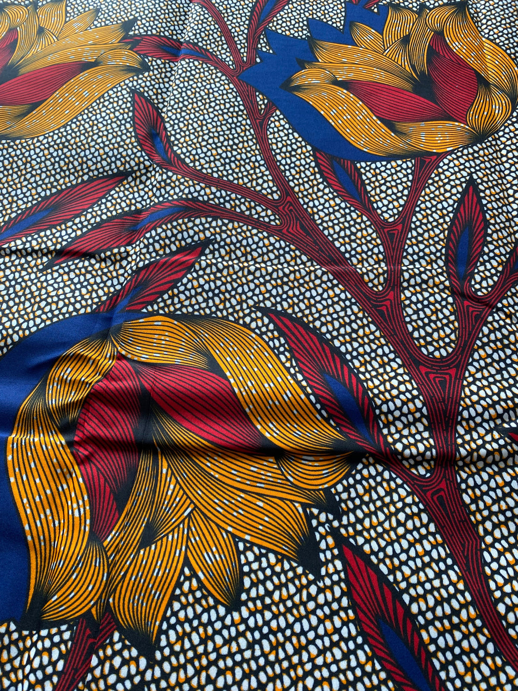 Polycotton African Fabric 6 Yards Soft Ankara Wax Print Material