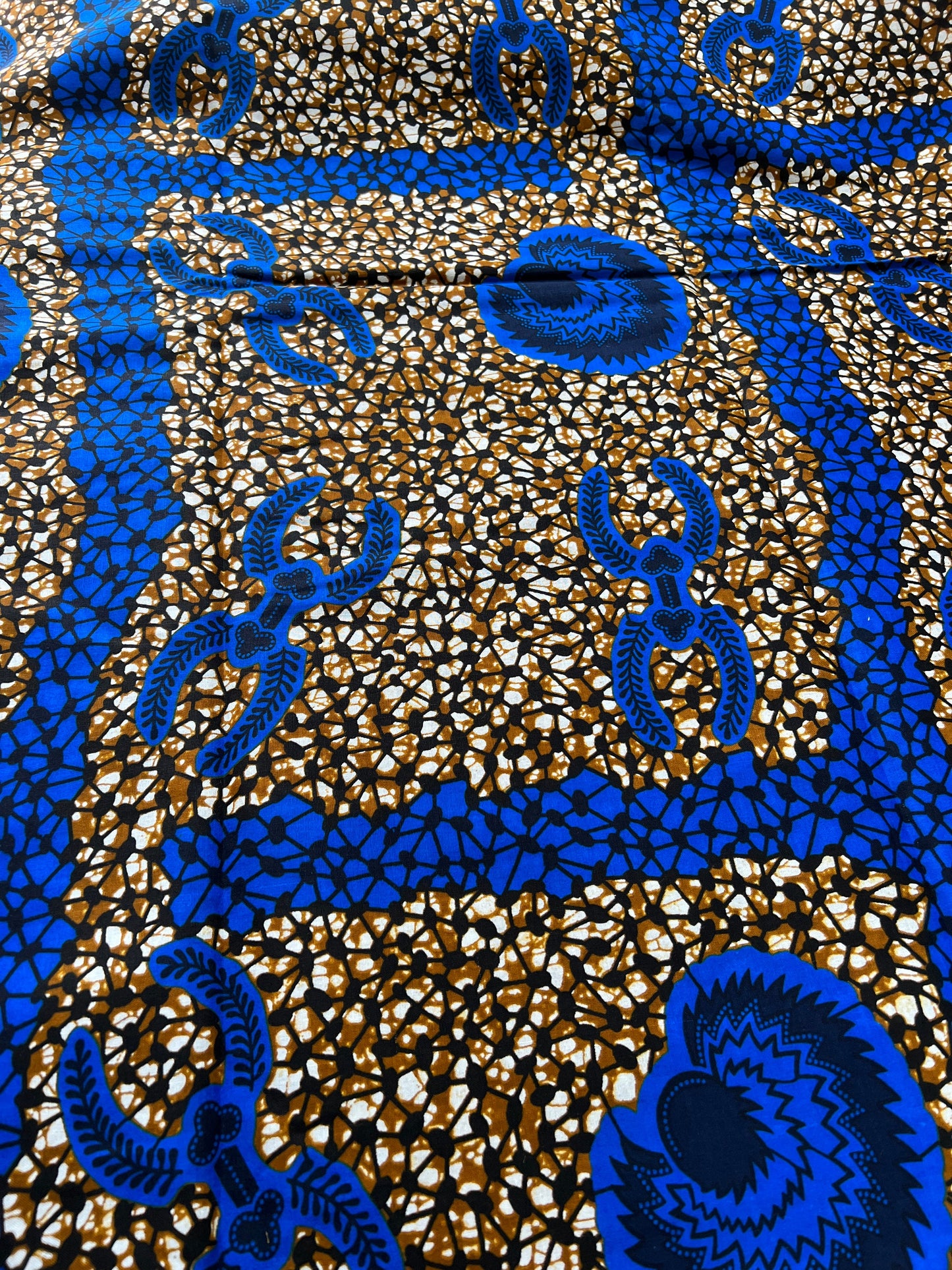 Polycotton African Fabric 6 Yards Soft Ankara Wax Print Material