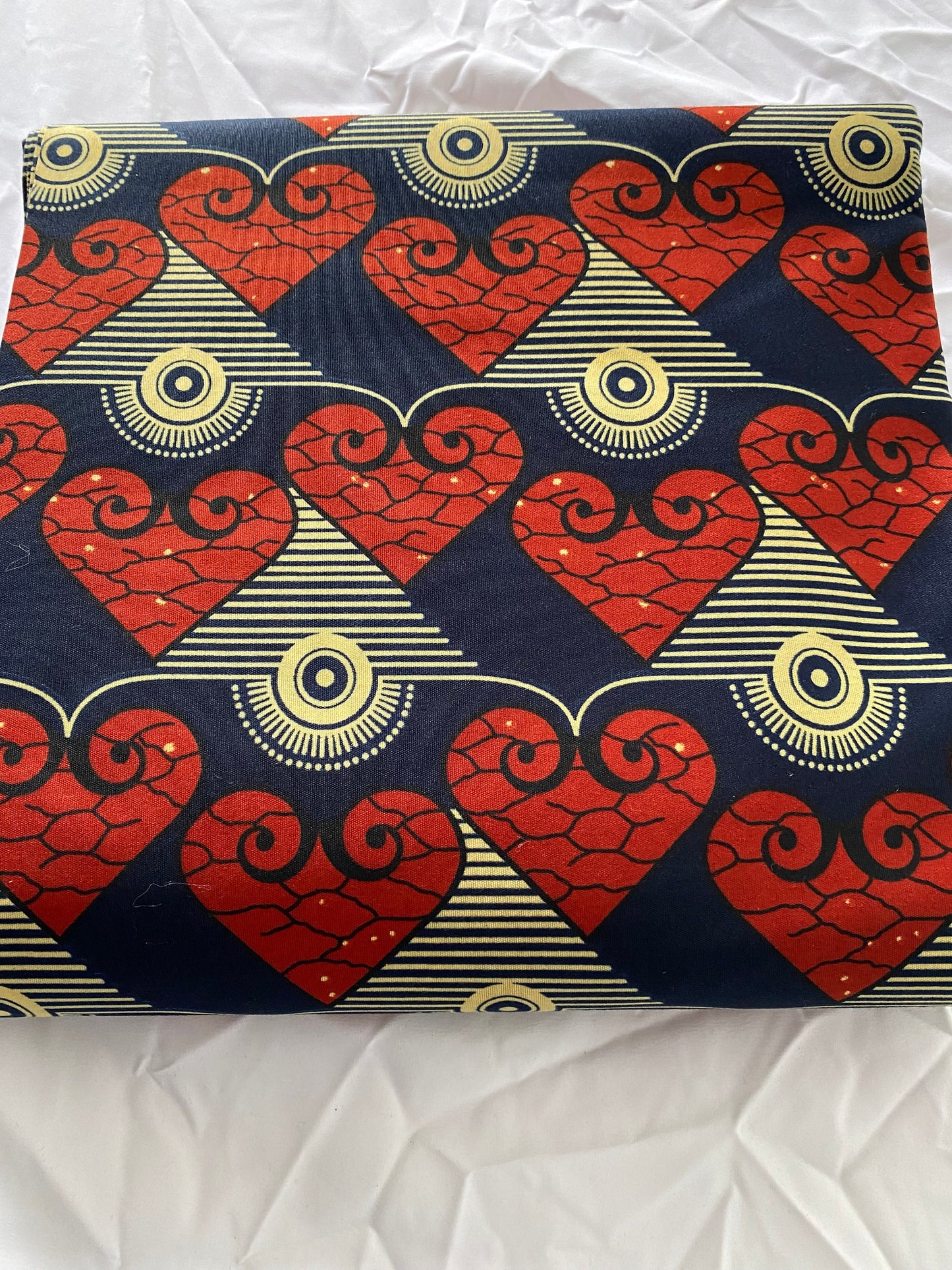 Polycotton African Fabric 6 Yards Soft Ankara Wax Print Material