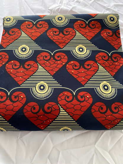 Polycotton African Fabric 6 Yards Soft Ankara Wax Print Material