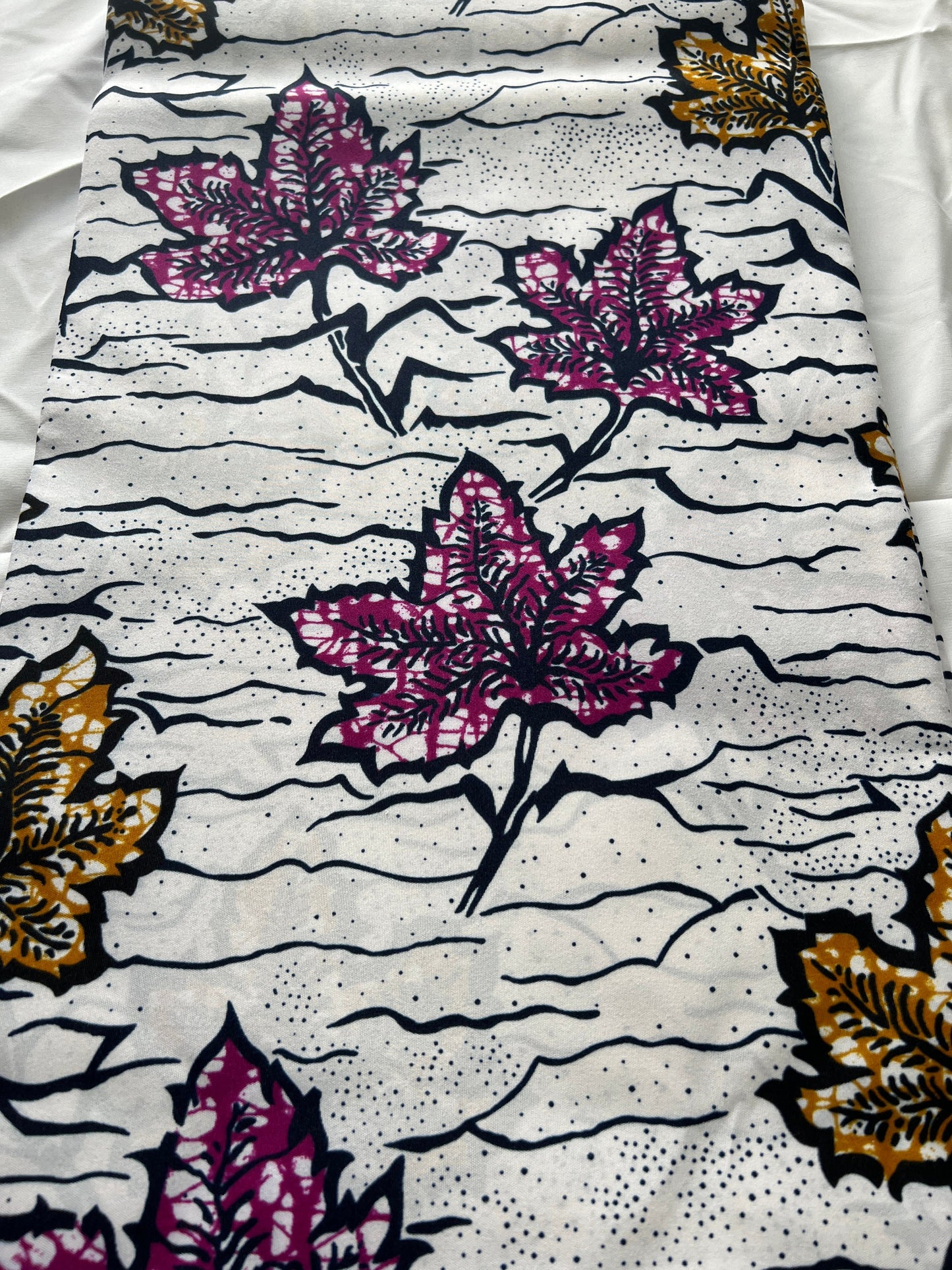 Polycotton African Fabric 6 Yards Soft Ankara Wax Print Material