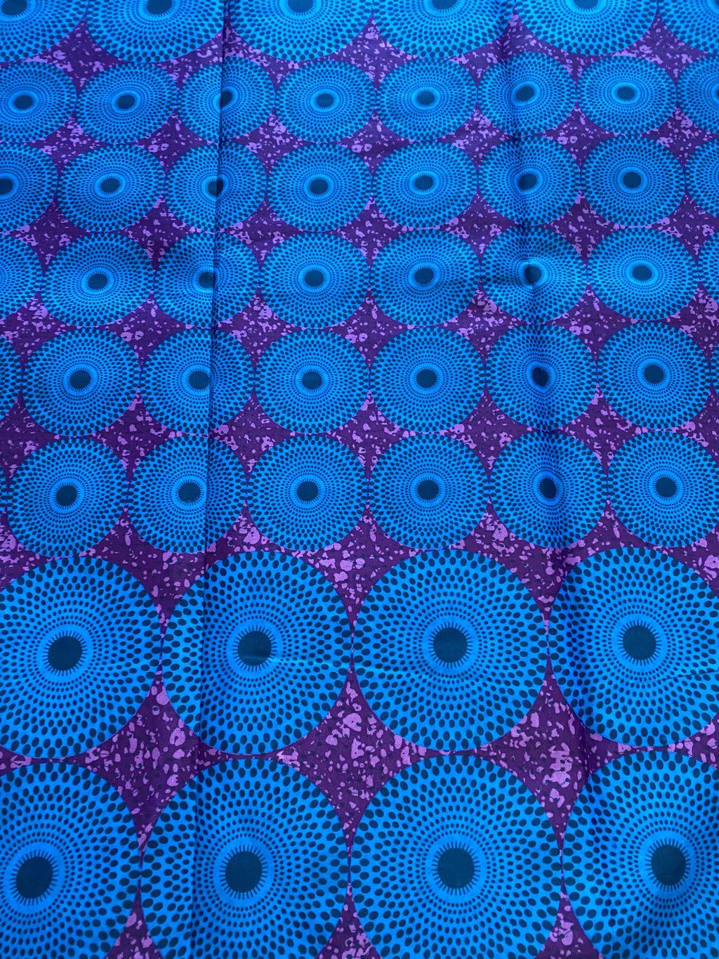 Polycotton African Fabric 6 Yards Soft Ankara Wax Print Material