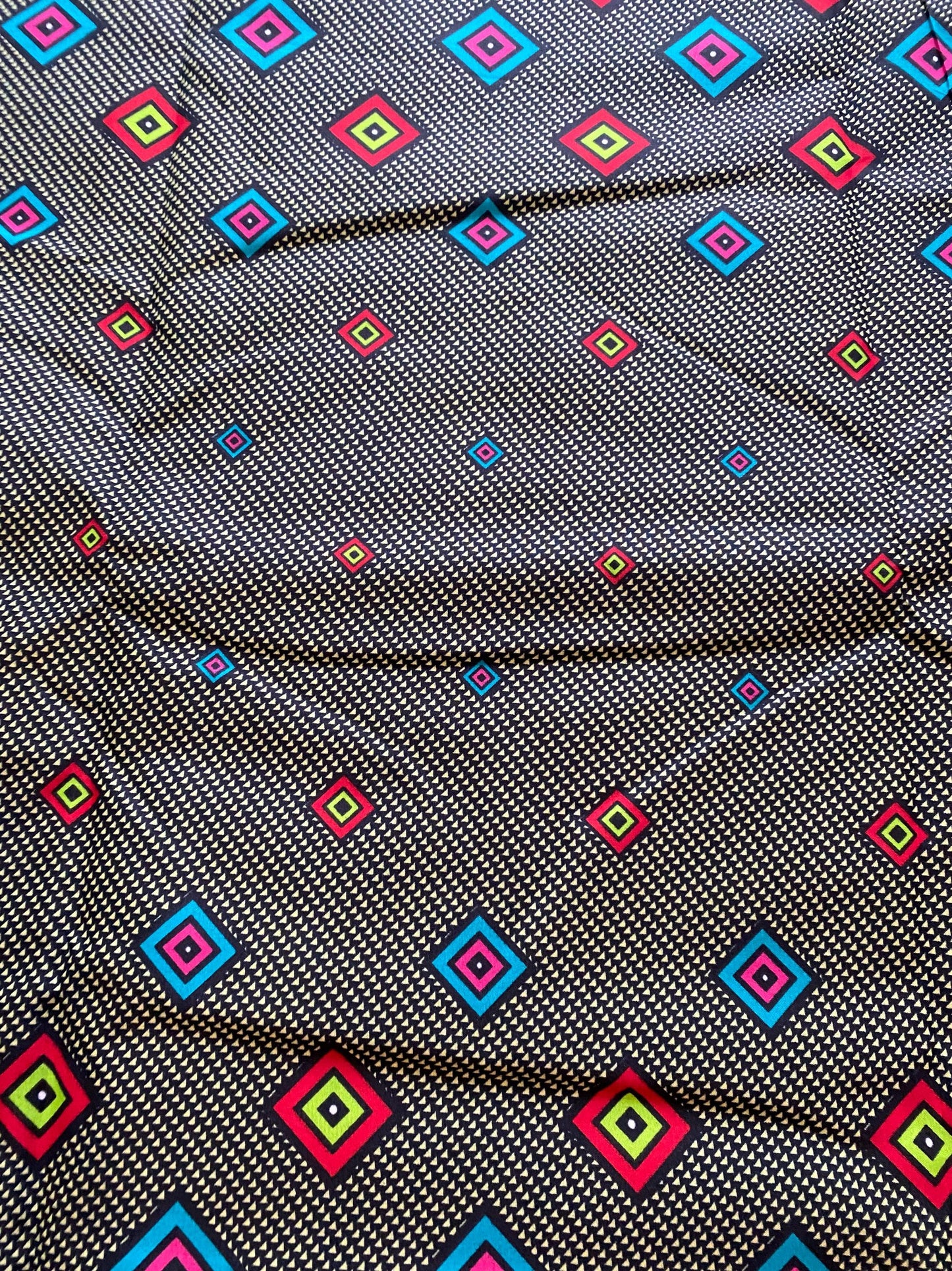 Polycotton African Fabric 6 Yards Soft Ankara Wax Print Material