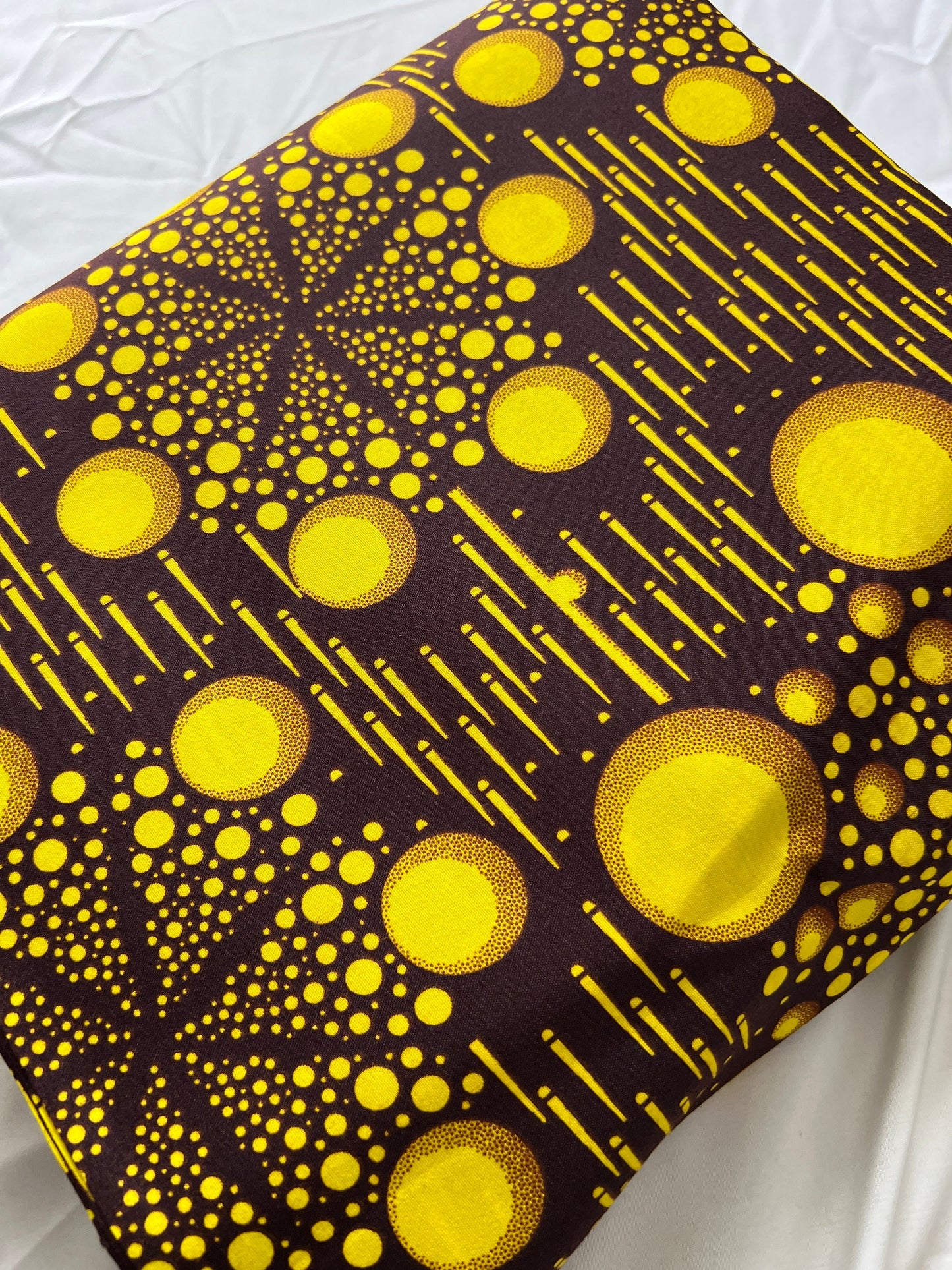Polycotton African Fabric 6 Yards Soft Ankara Wax Print Material