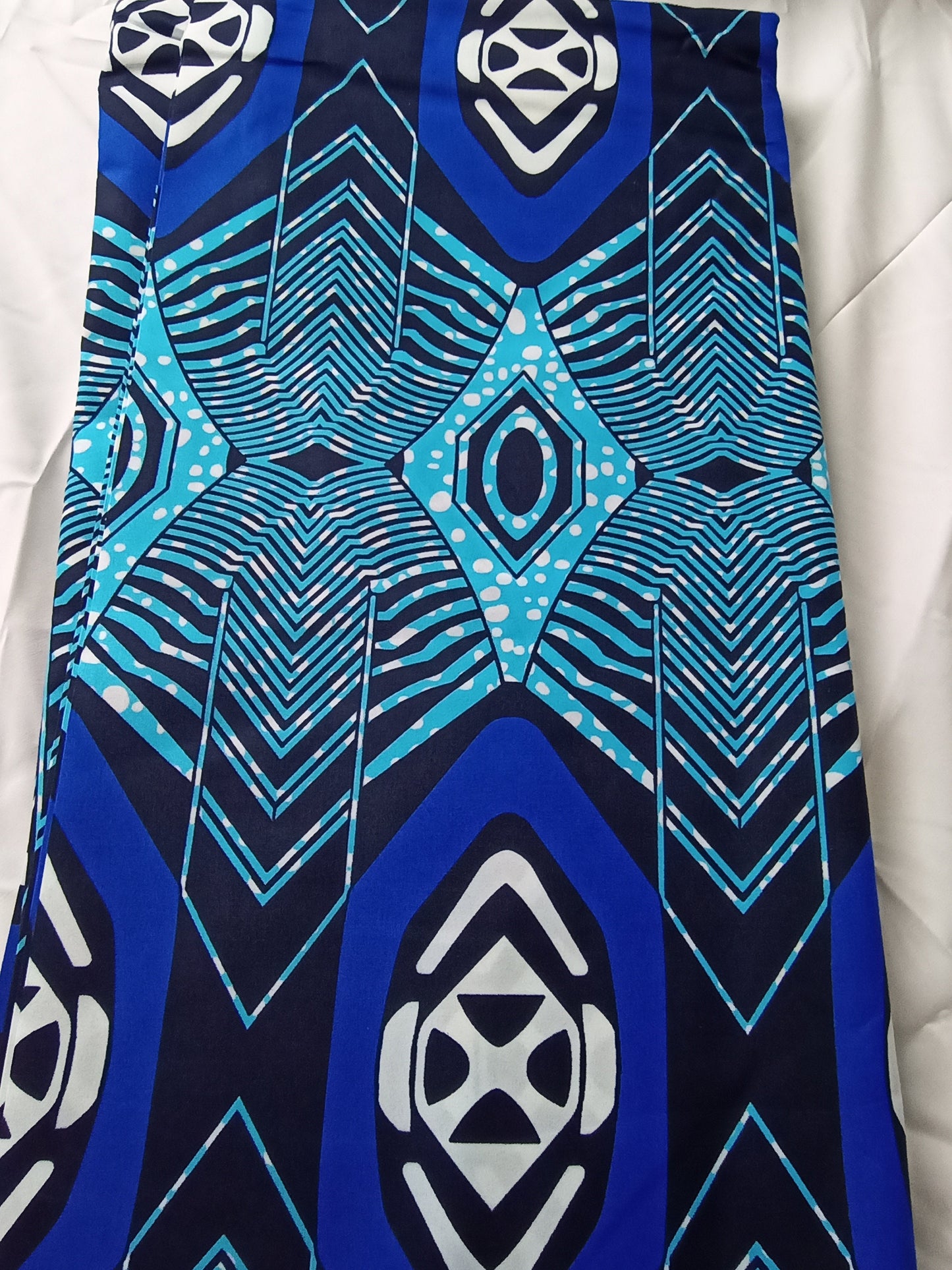 Polycotton African Fabric 6 Yards Soft Ankara Wax Print Material