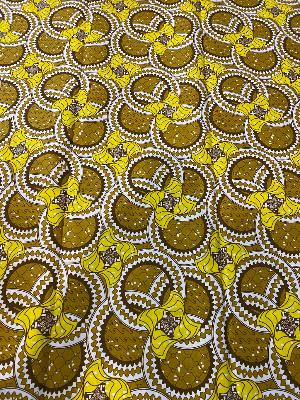 Colorful Ankara Fabric: African Print Polycotton, 6 Yards