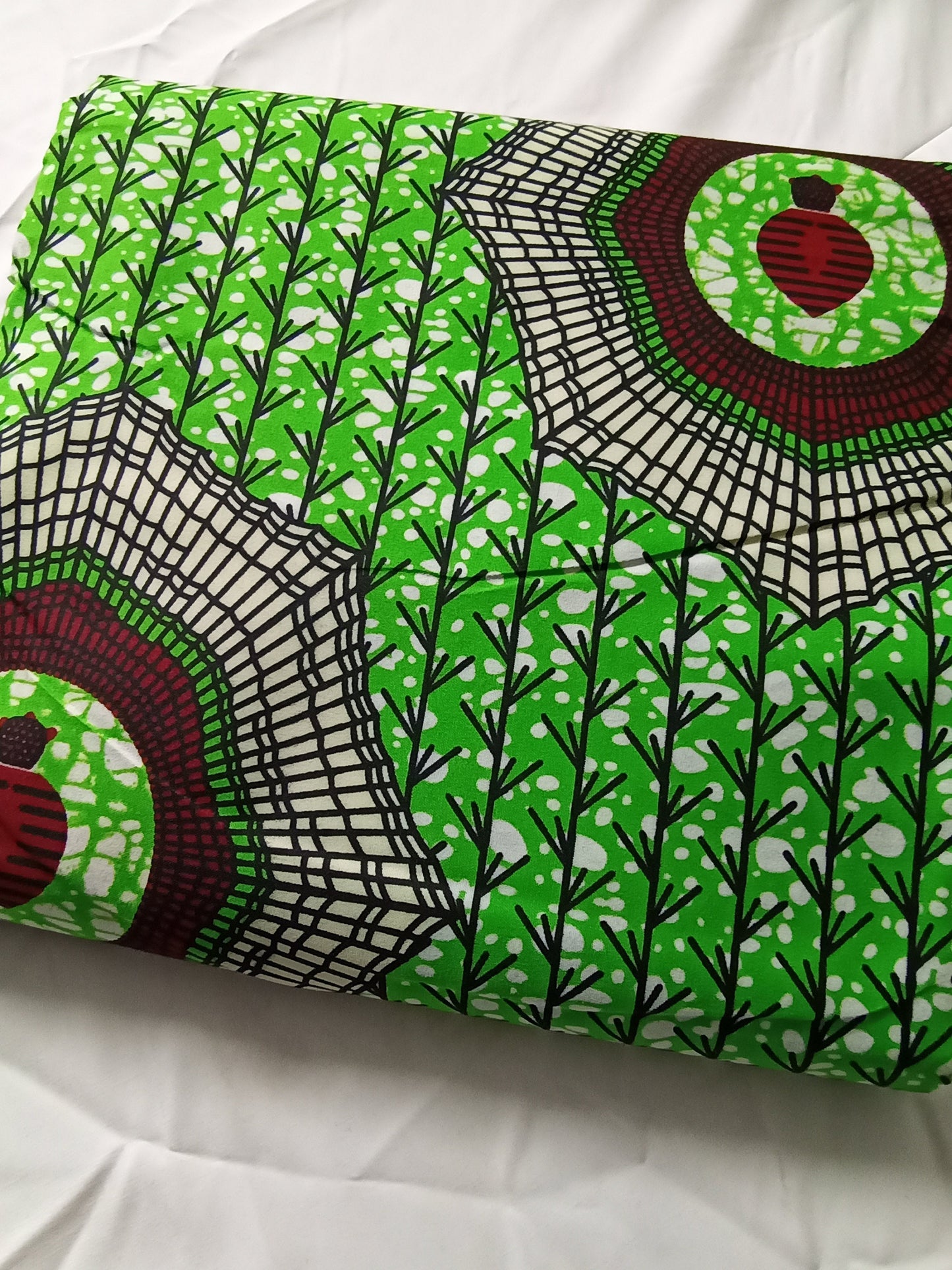 Polycotton African Fabric 6 Yards Soft Ankara Wax Print Material