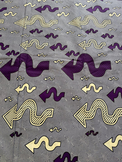 Polycotton African Fabric 6 Yards Soft Ankara Wax Print Material