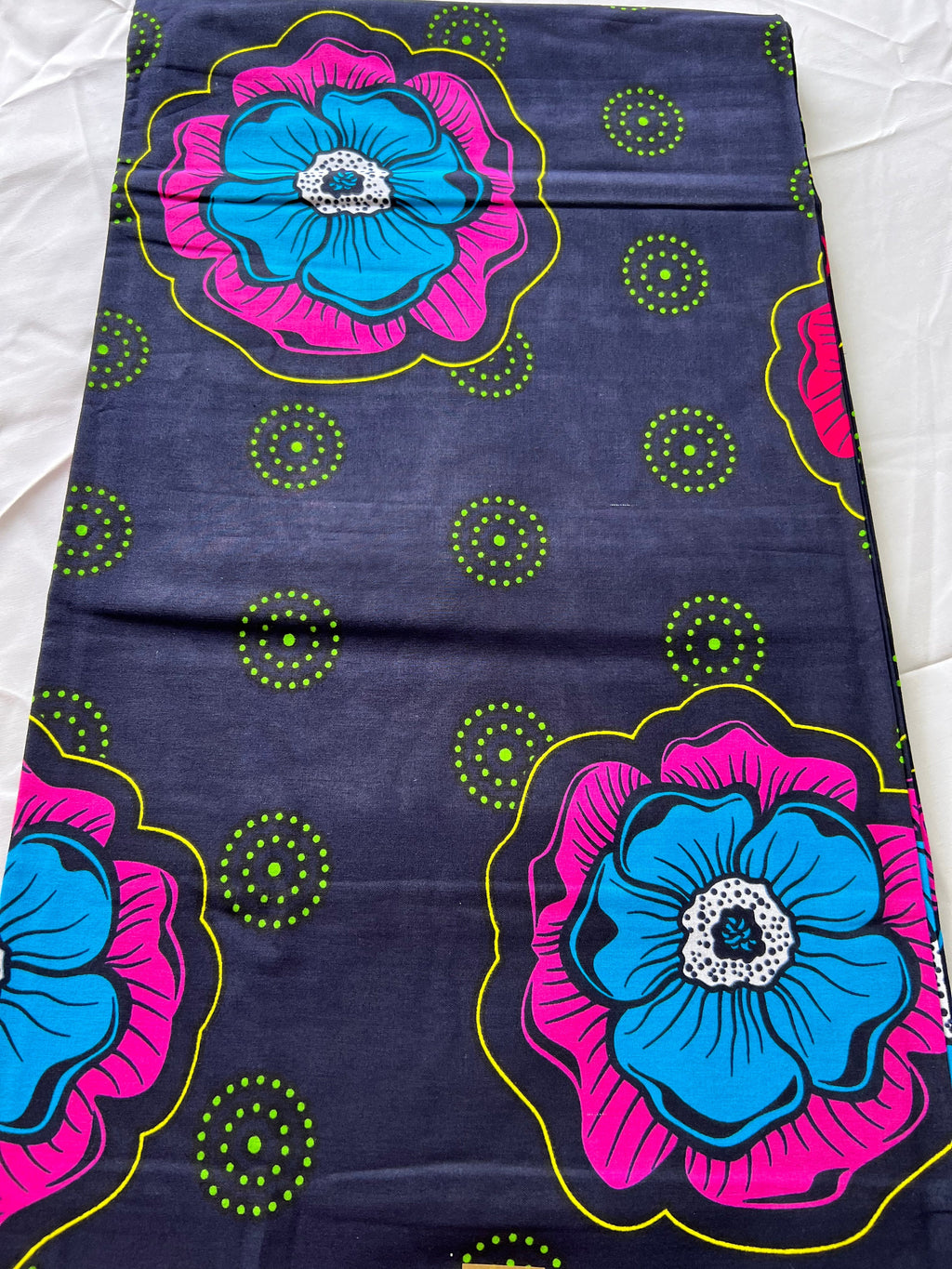 6 Yards 100% Cotton Ankara Wax Print Fabric African Print for Dressmaking, Quilting & Home Décor