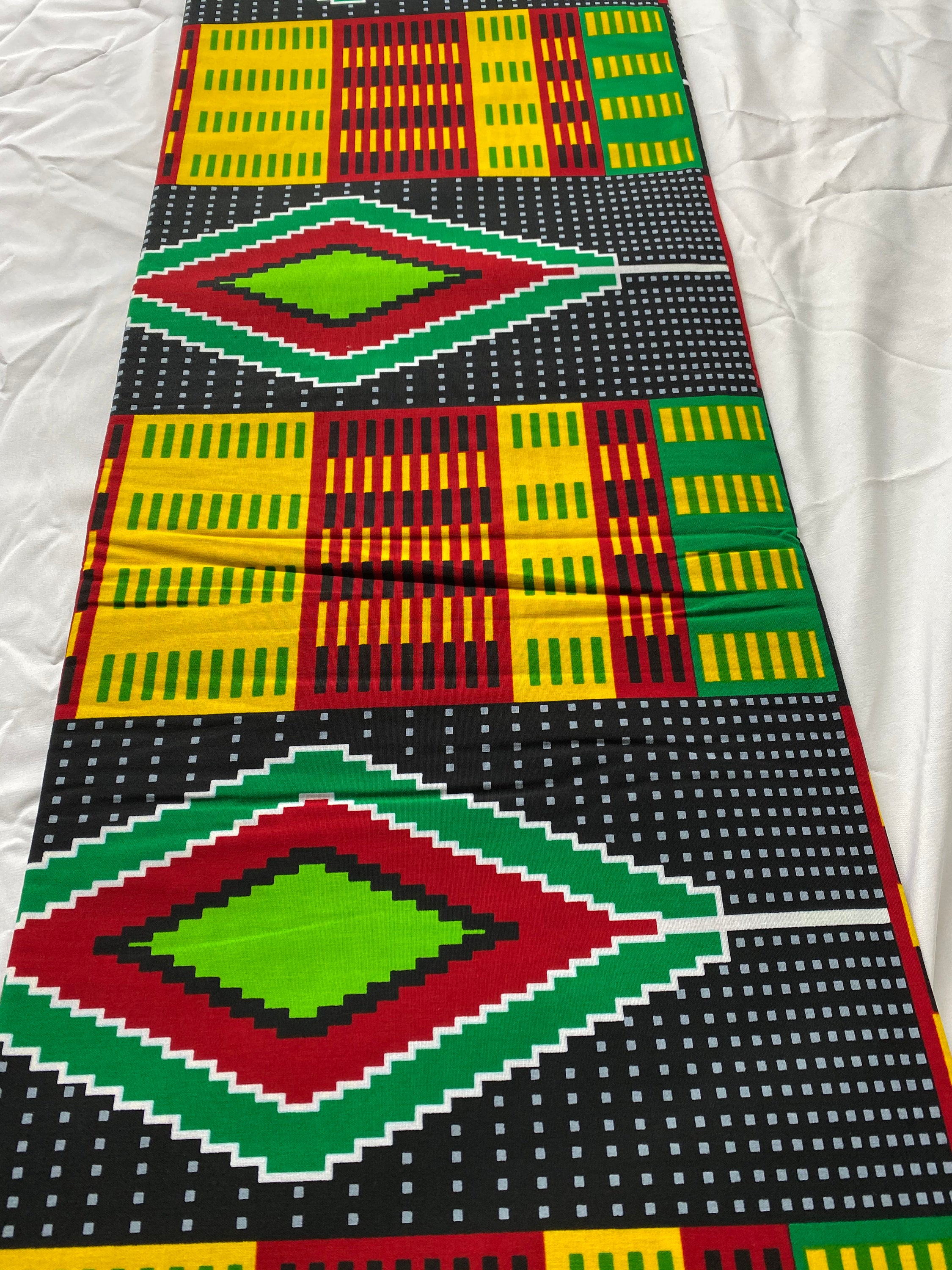 Genuine Kente top supreme wax African fabric.
