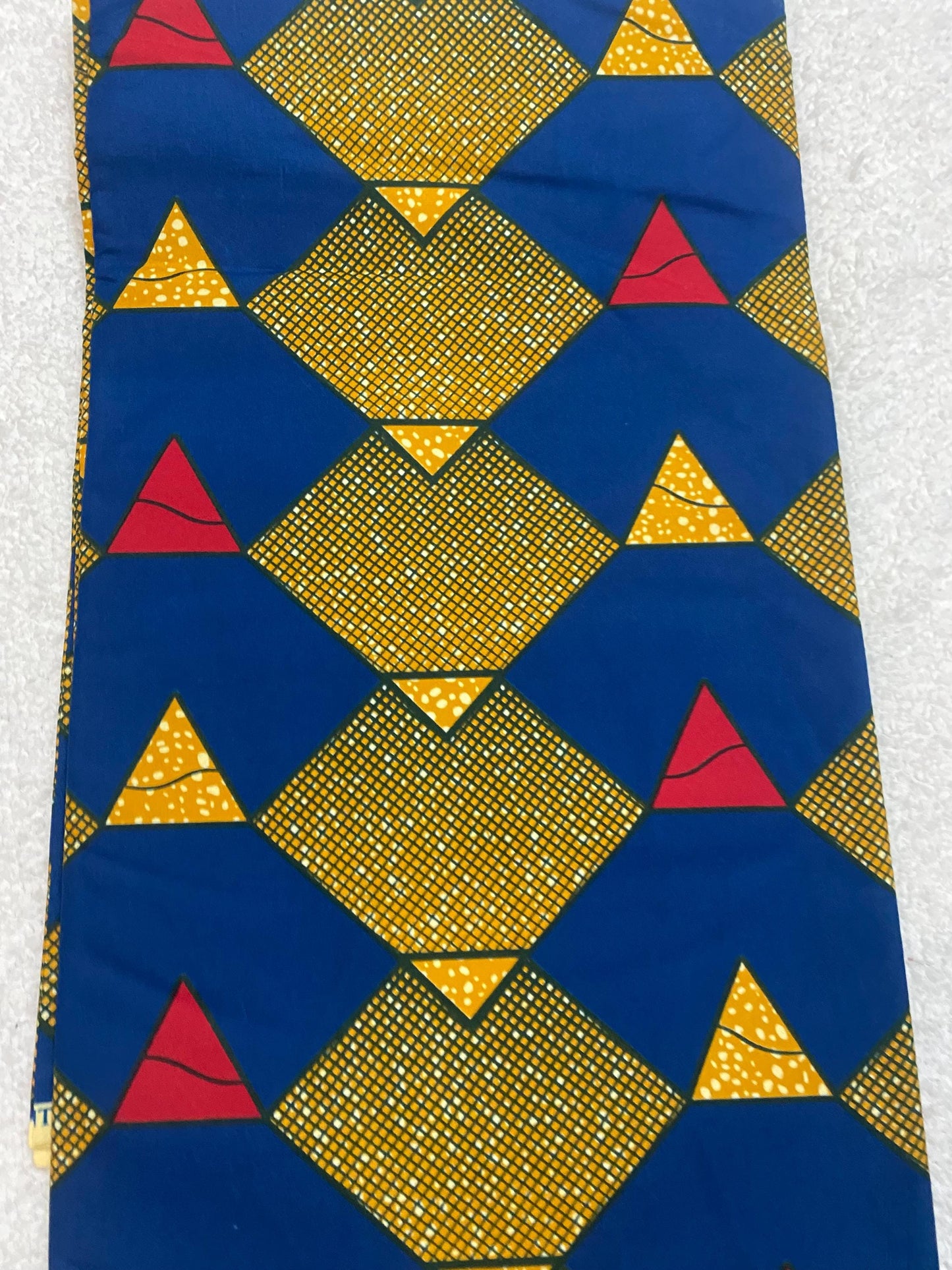 Polycotton African Fabric 6 Yards Soft Ankara Wax Print Material