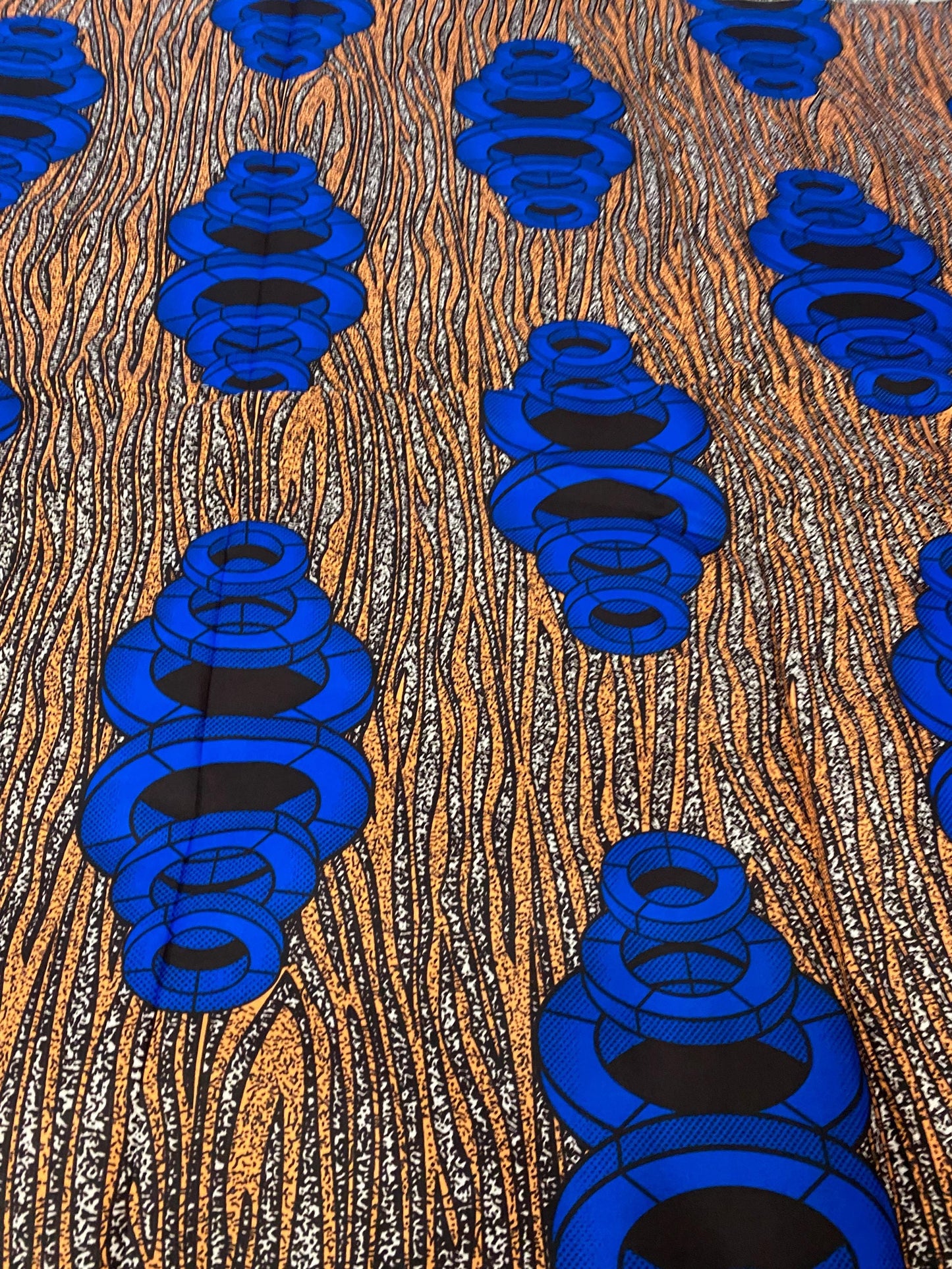 Polycotton African Fabric 6 Yards Soft Ankara Wax Print Material