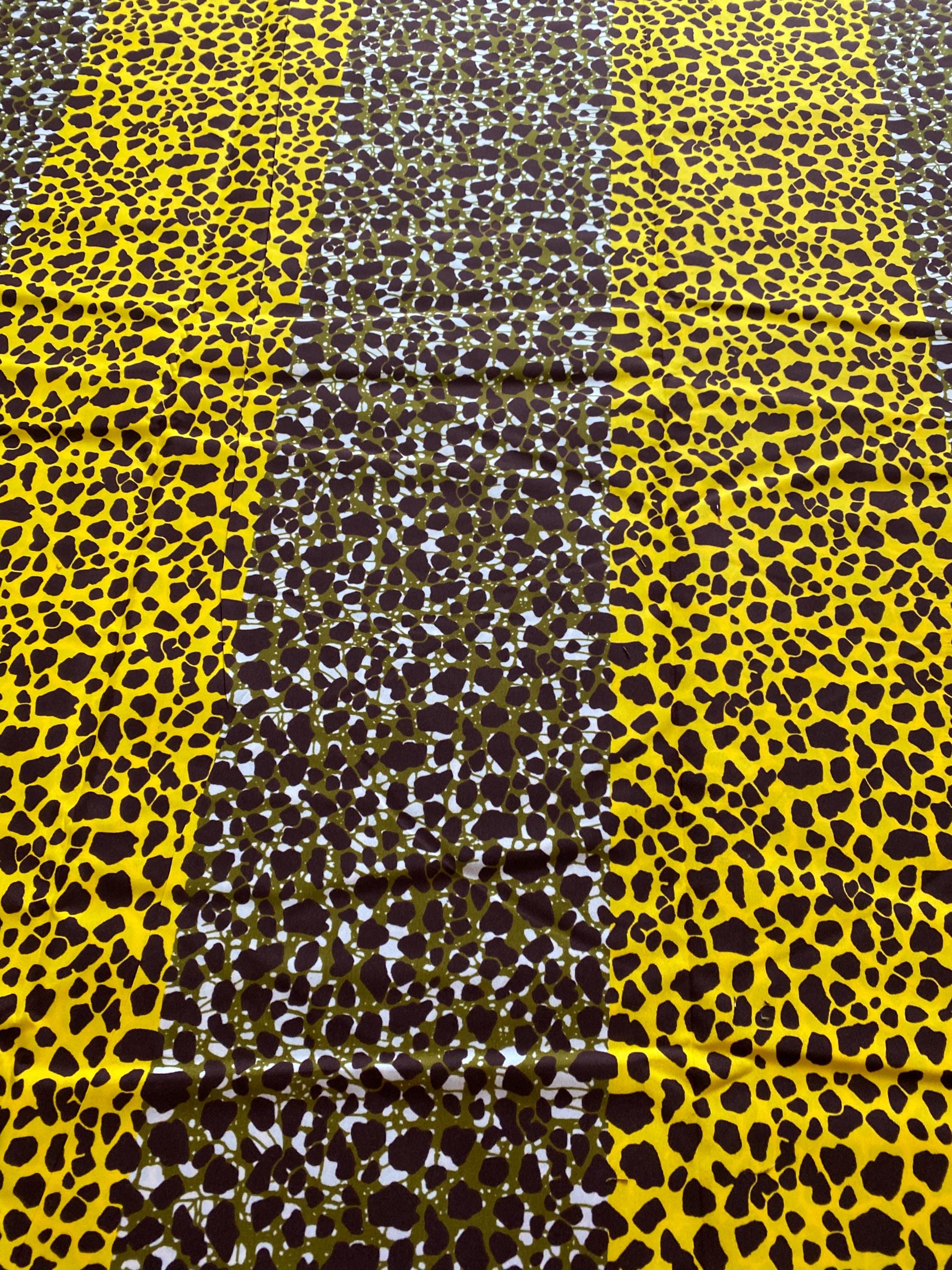 Polycotton African Fabric 6 Yards Soft Ankara Wax Print Material