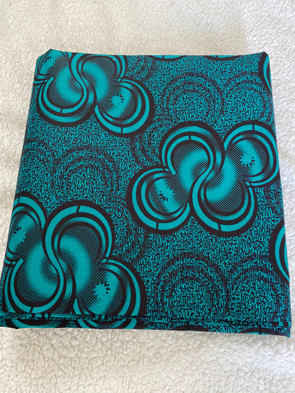 Polycotton African Fabric 6 Yards Soft Ankara Wax Print Material