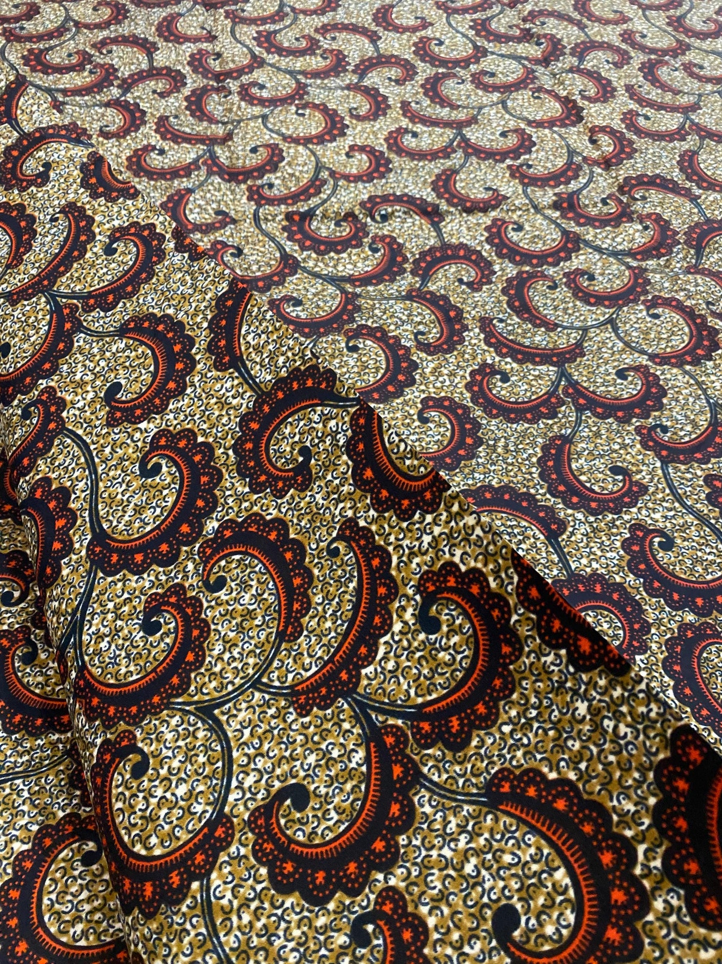 Polycotton African Fabric 6 Yards Soft Ankara Wax Print Material