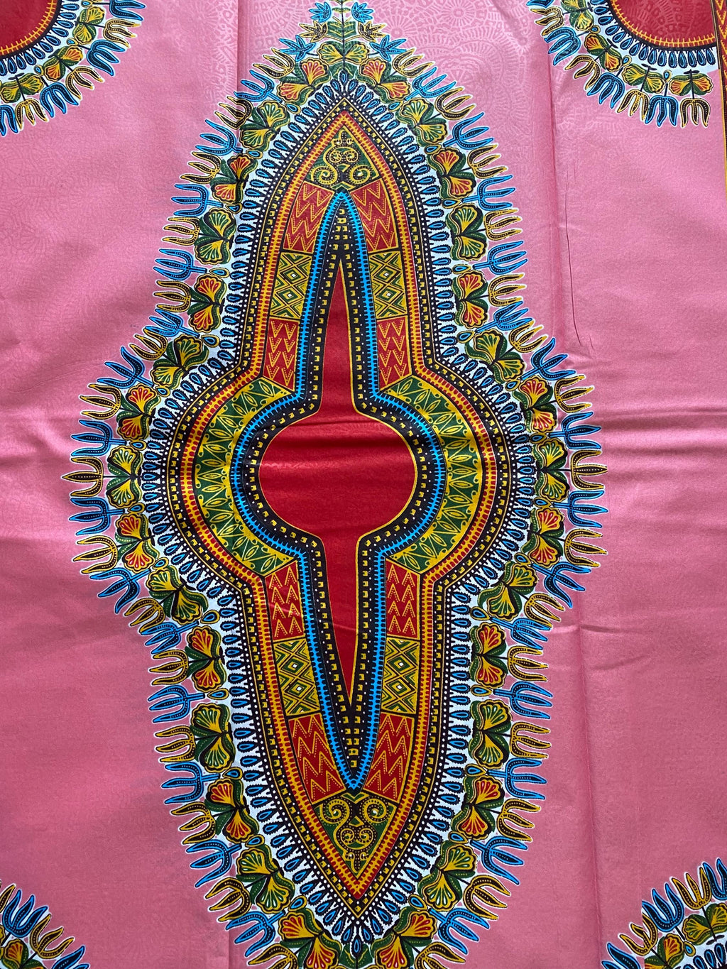 Dashiki Angelina African Wax Print Cotton Fabric - 6 Yards