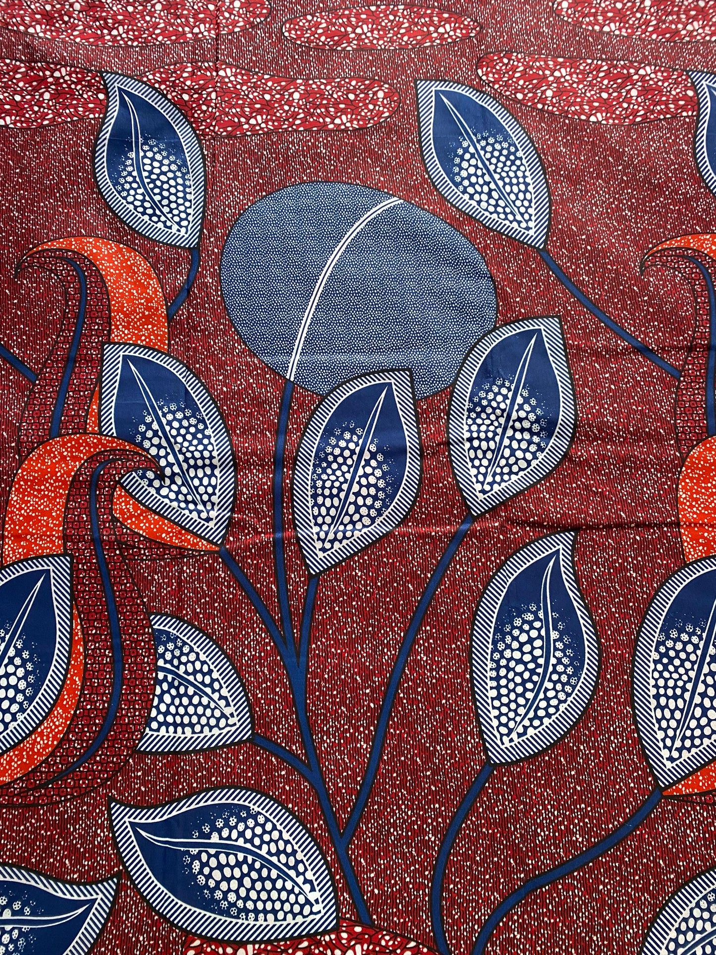 Polycotton African Fabric 6 Yards Soft Ankara Wax Print Material