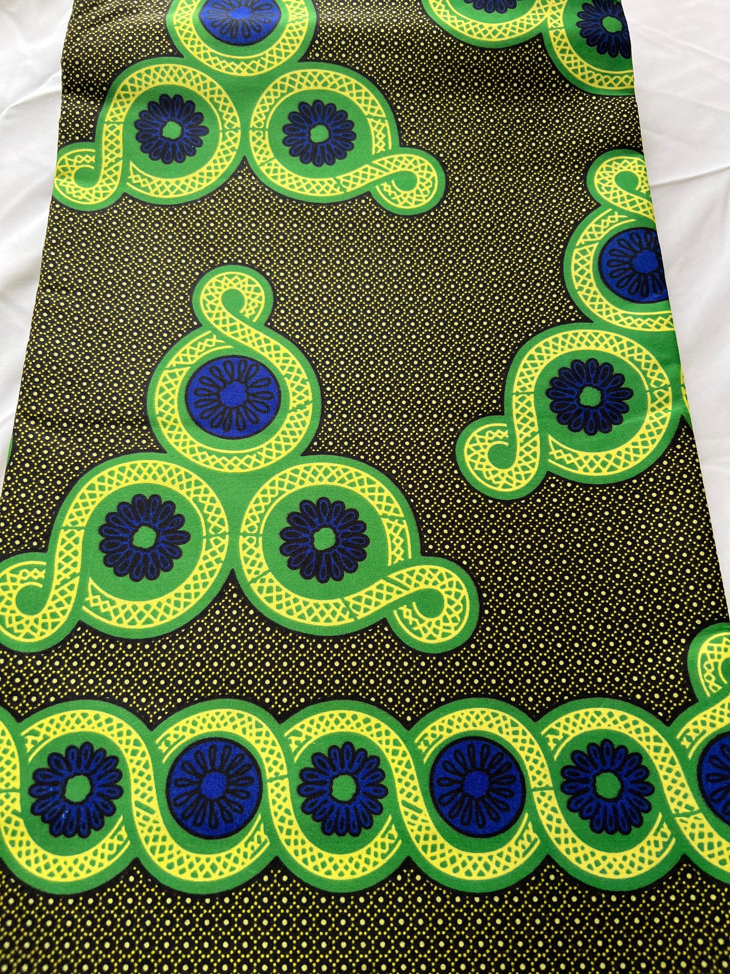 Polycotton African Fabric 6 Yards Soft Ankara Wax Print Material