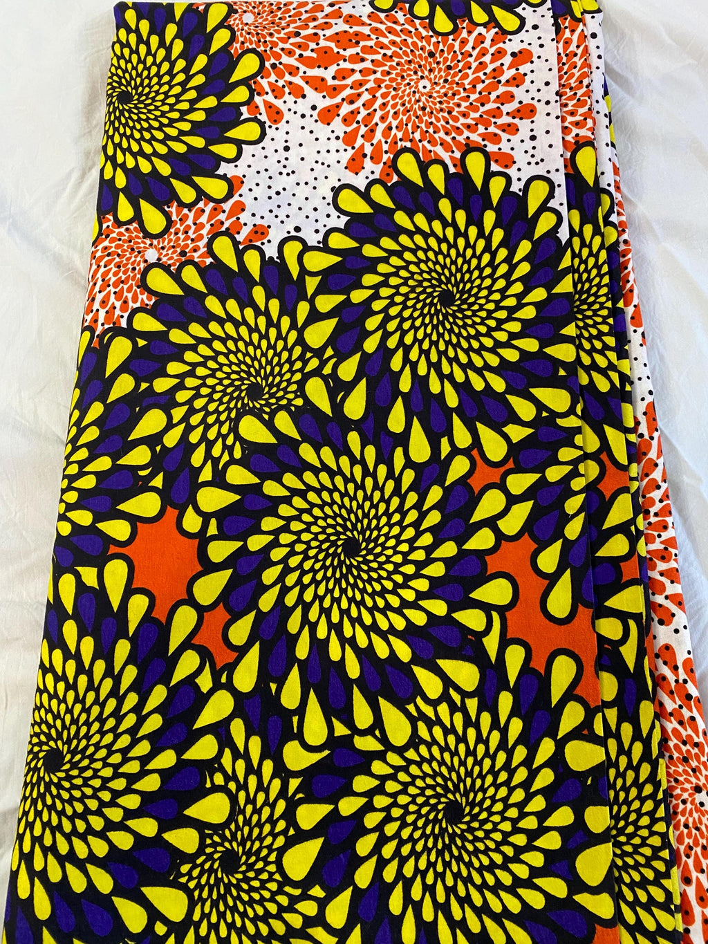 Polycotton African Fabric 6 Yards Soft Ankara Wax Print Material