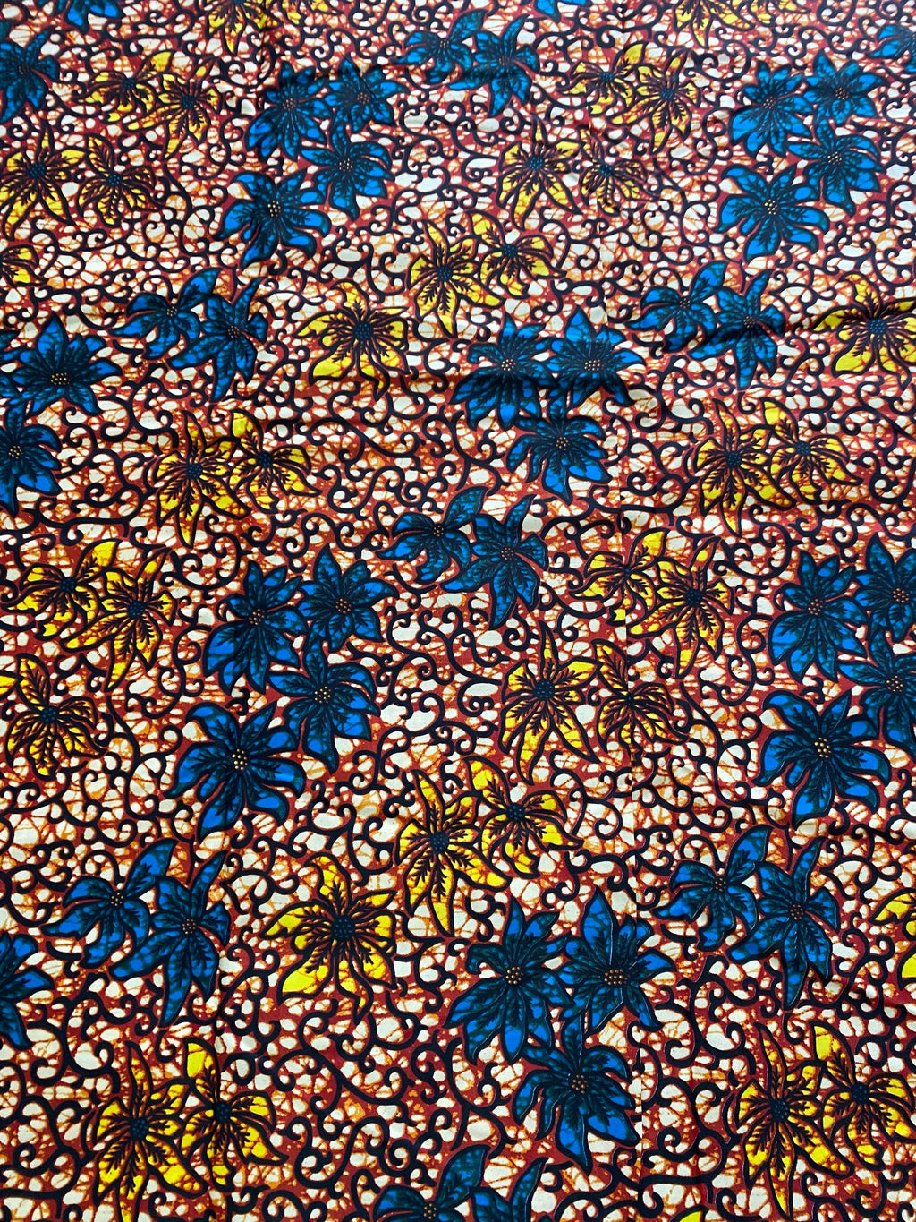 Polycotton African Fabric 6 Yards Soft Ankara Wax Print Material