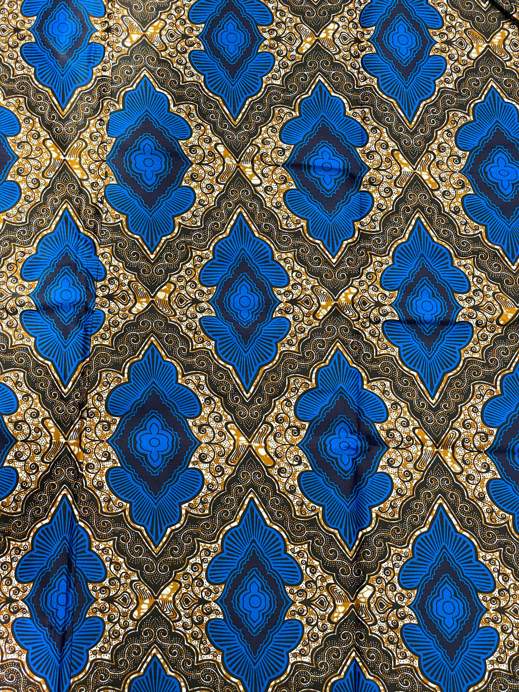 Polycotton African Fabric 6 Yards Soft Ankara Wax Print Material