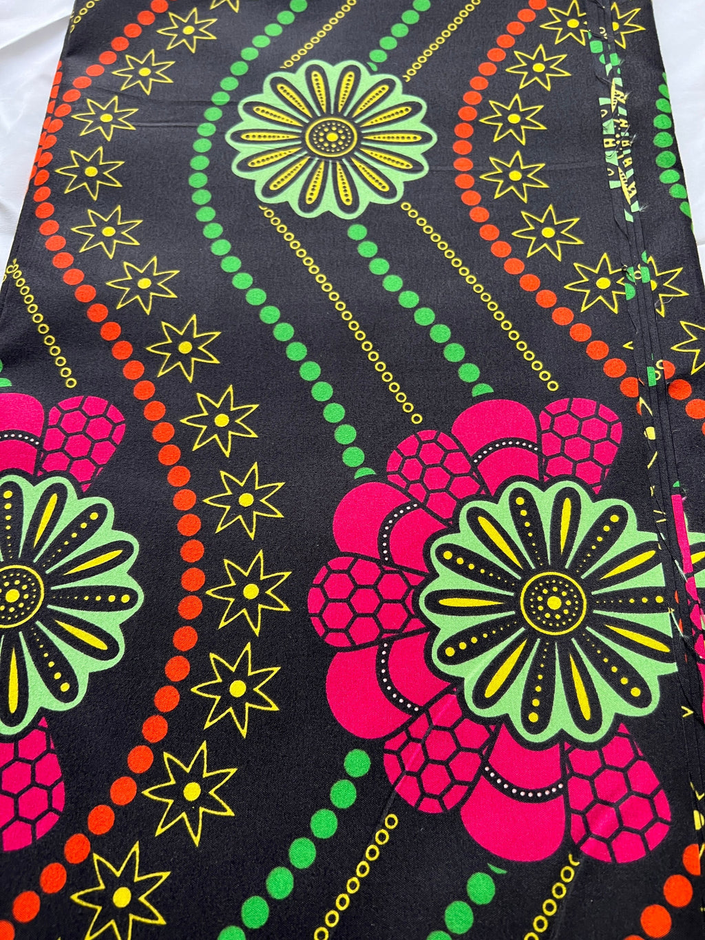 Polycotton African Fabric 6 Yards Soft Ankara Wax Print Material