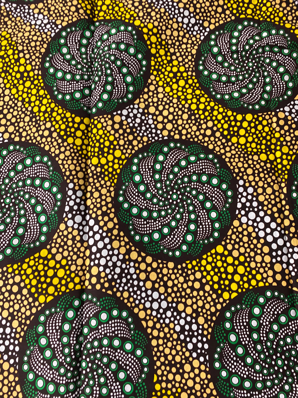 African Wax Print Fabric: Ankara Cotton, Vibrant Floral Design (6 Yards)