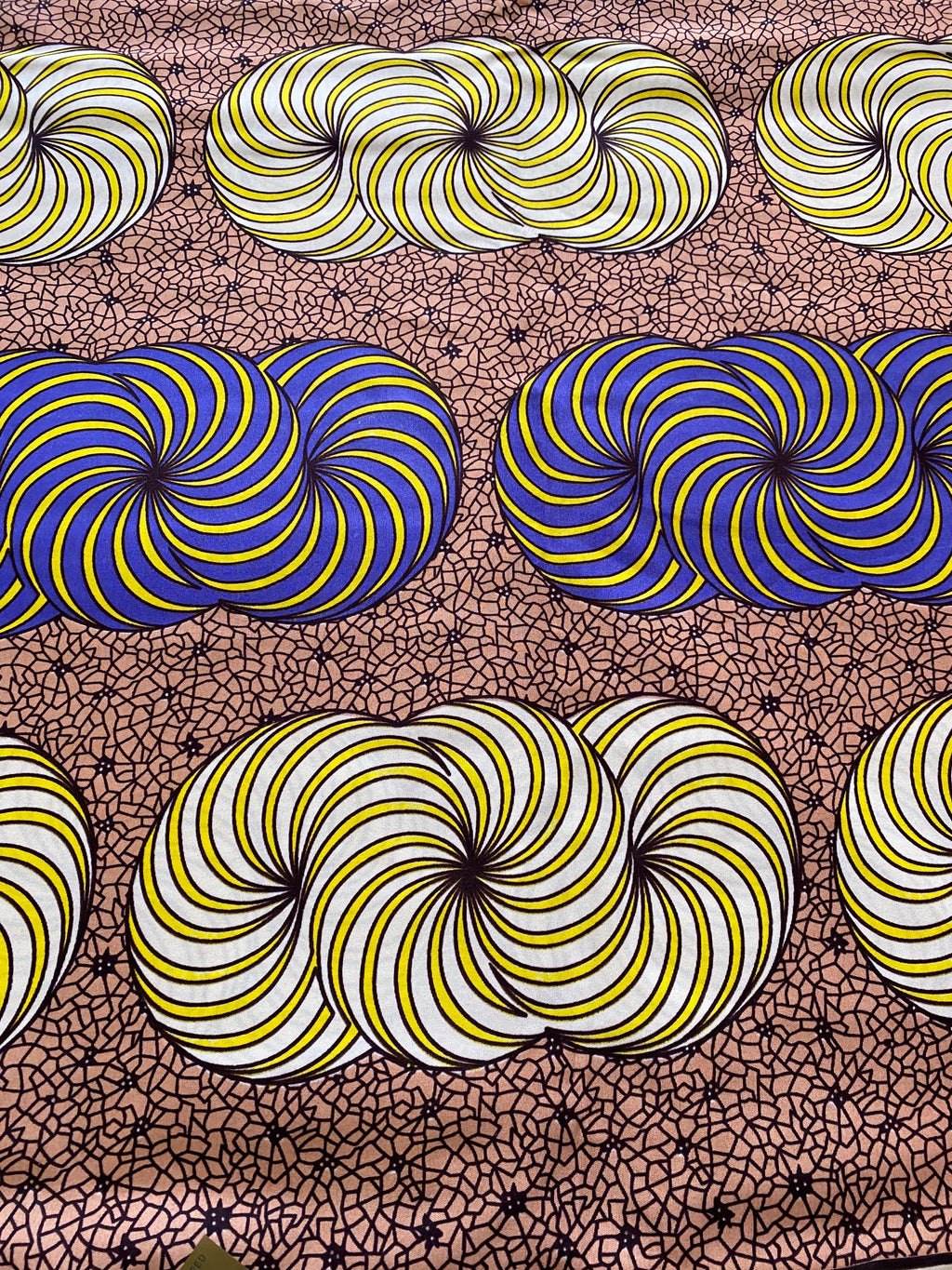 Polycotton African Fabric 6 Yards Soft Ankara Wax Print Material