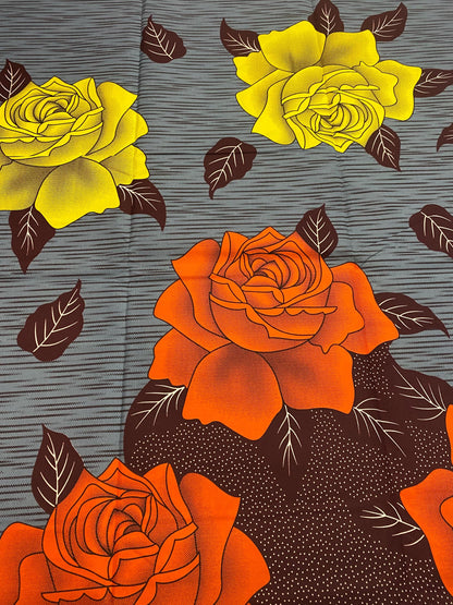 Polycotton African Fabric 6 Yards Soft Ankara Wax Print Material