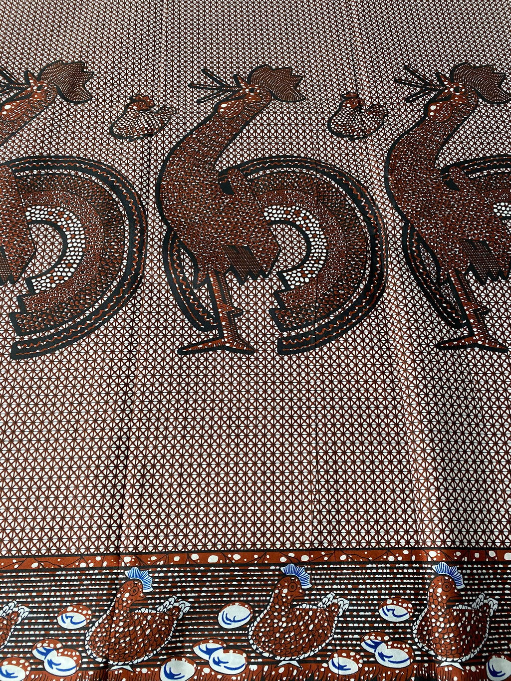 Polycotton African Fabric 6 Yards Soft Ankara Wax Print Material