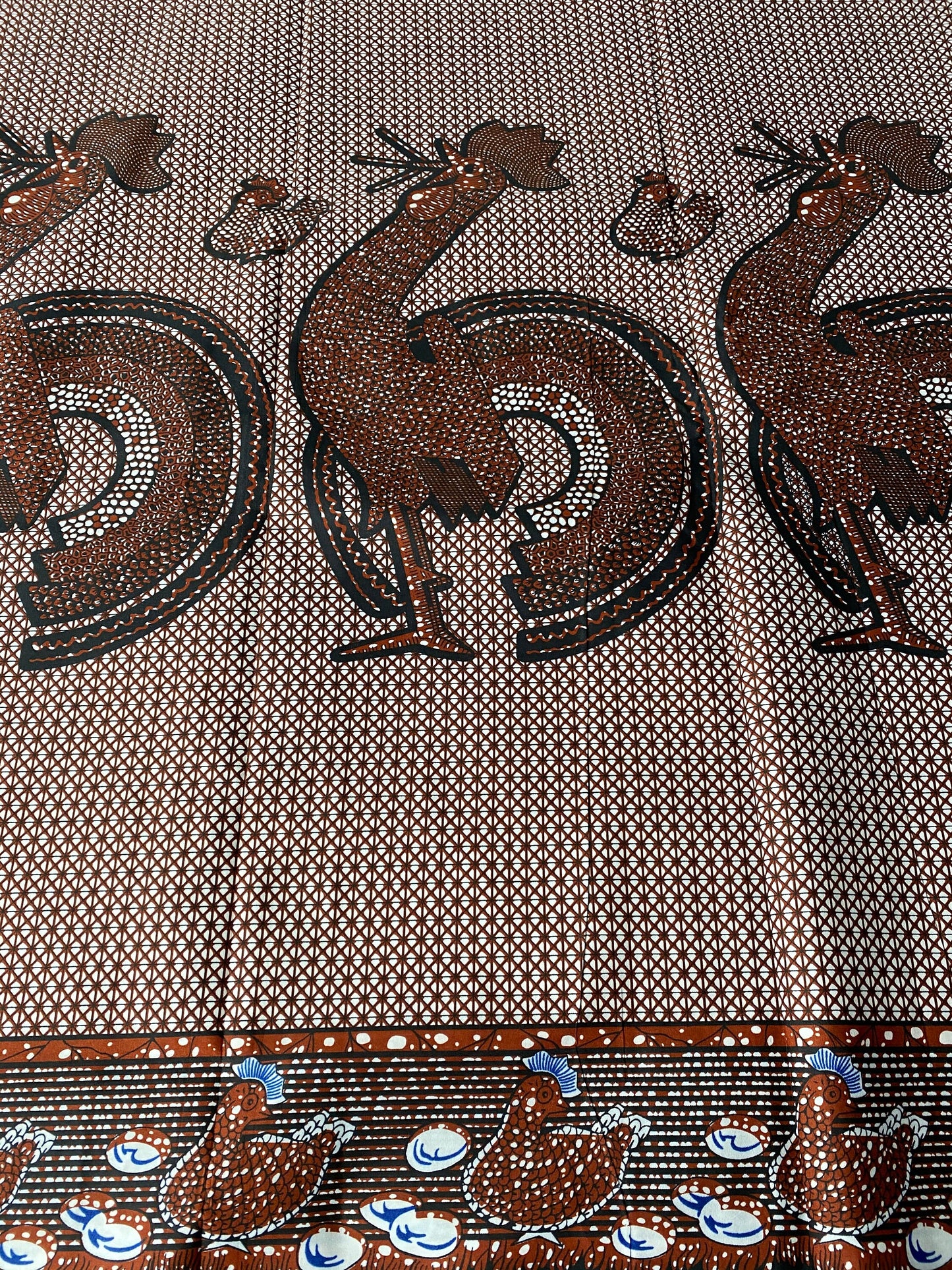 Polycotton African Fabric 6 Yards Soft Ankara Wax Print Material