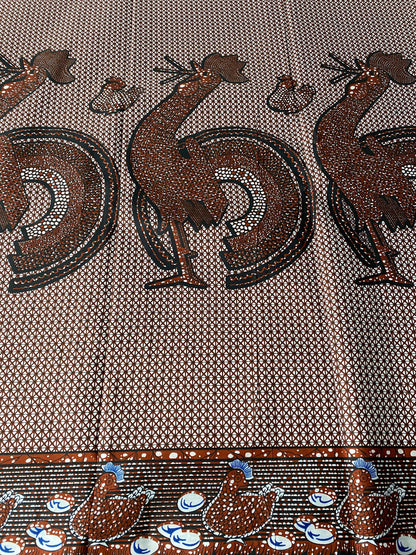 Polycotton African Fabric 6 Yards Soft Ankara Wax Print Material