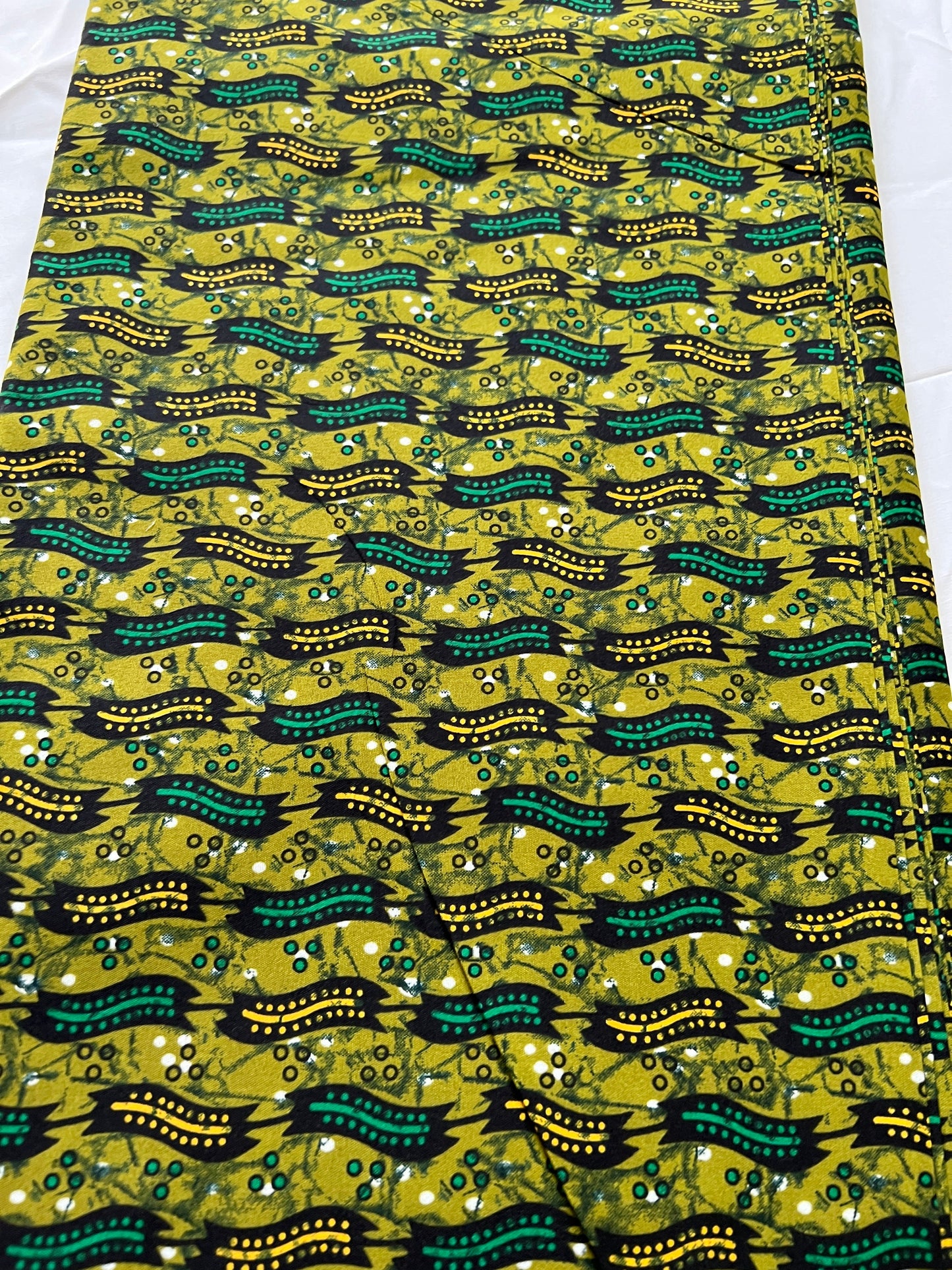 Polycotton African Fabric 6 Yards Soft Ankara Wax Print Material