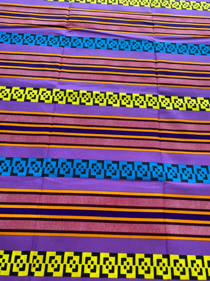 Polycotton African Fabric 6 Yards Soft Ankara Wax Print Material