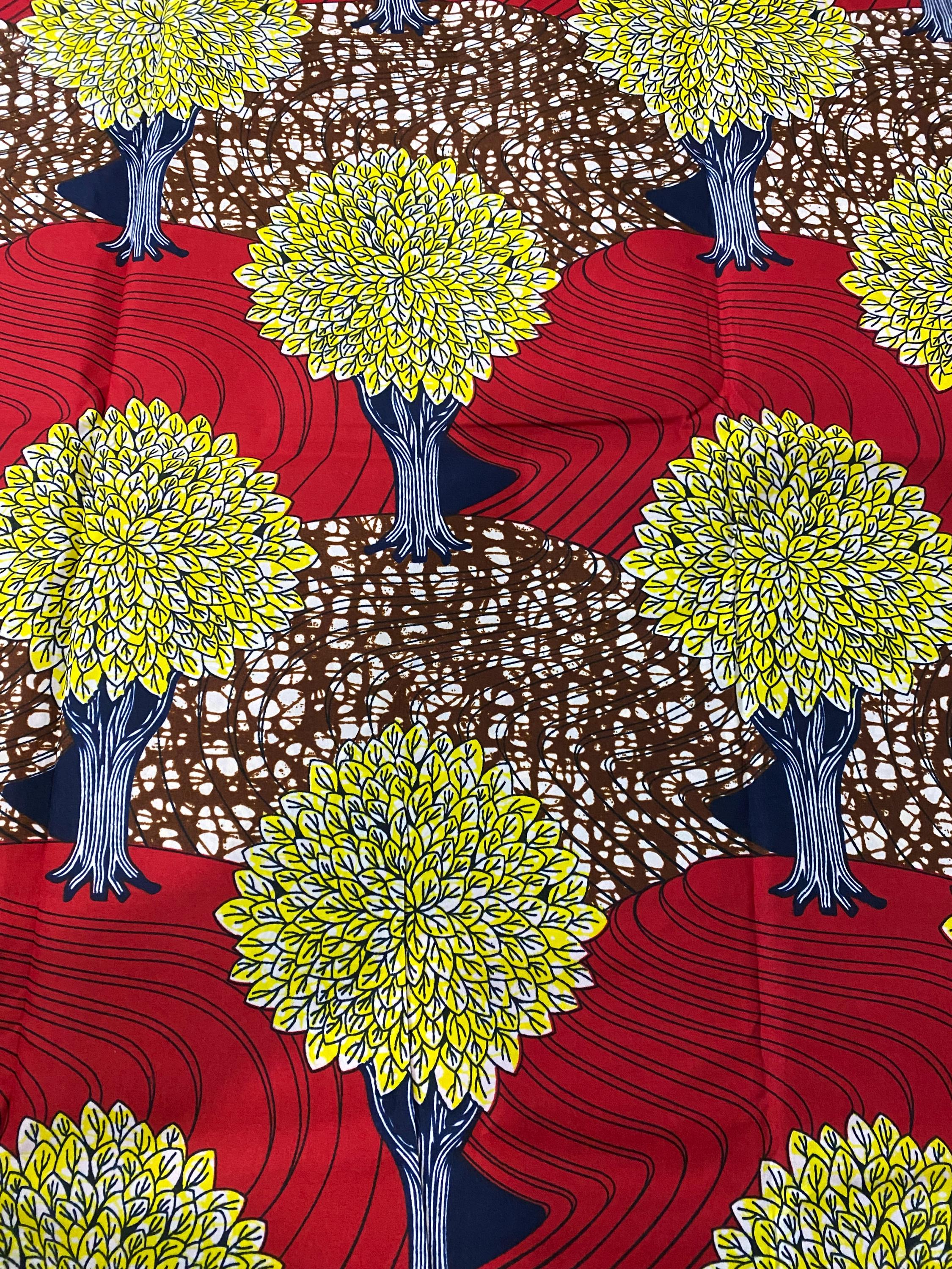 Ankara Fabric 6 Yards: Soft Polycotton African Print for Sewing & Crafts