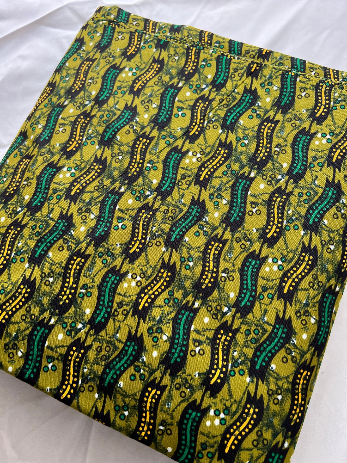 Polycotton African Fabric 6 Yards Soft Ankara Wax Print Material