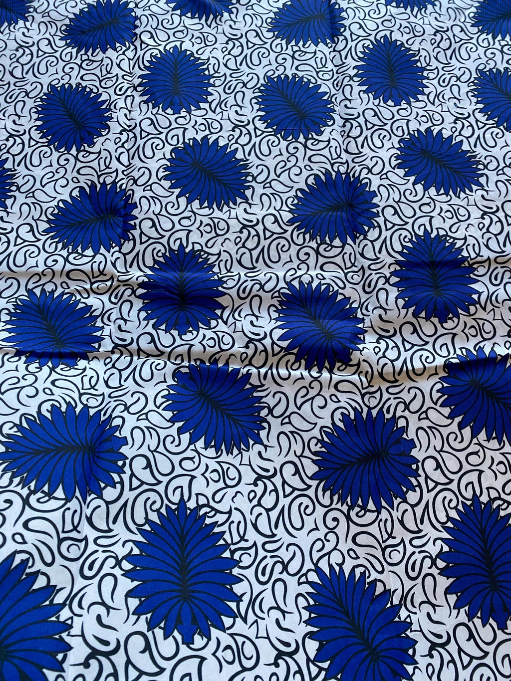 Polycotton African Fabric 6 Yards Soft Ankara Wax Print Material
