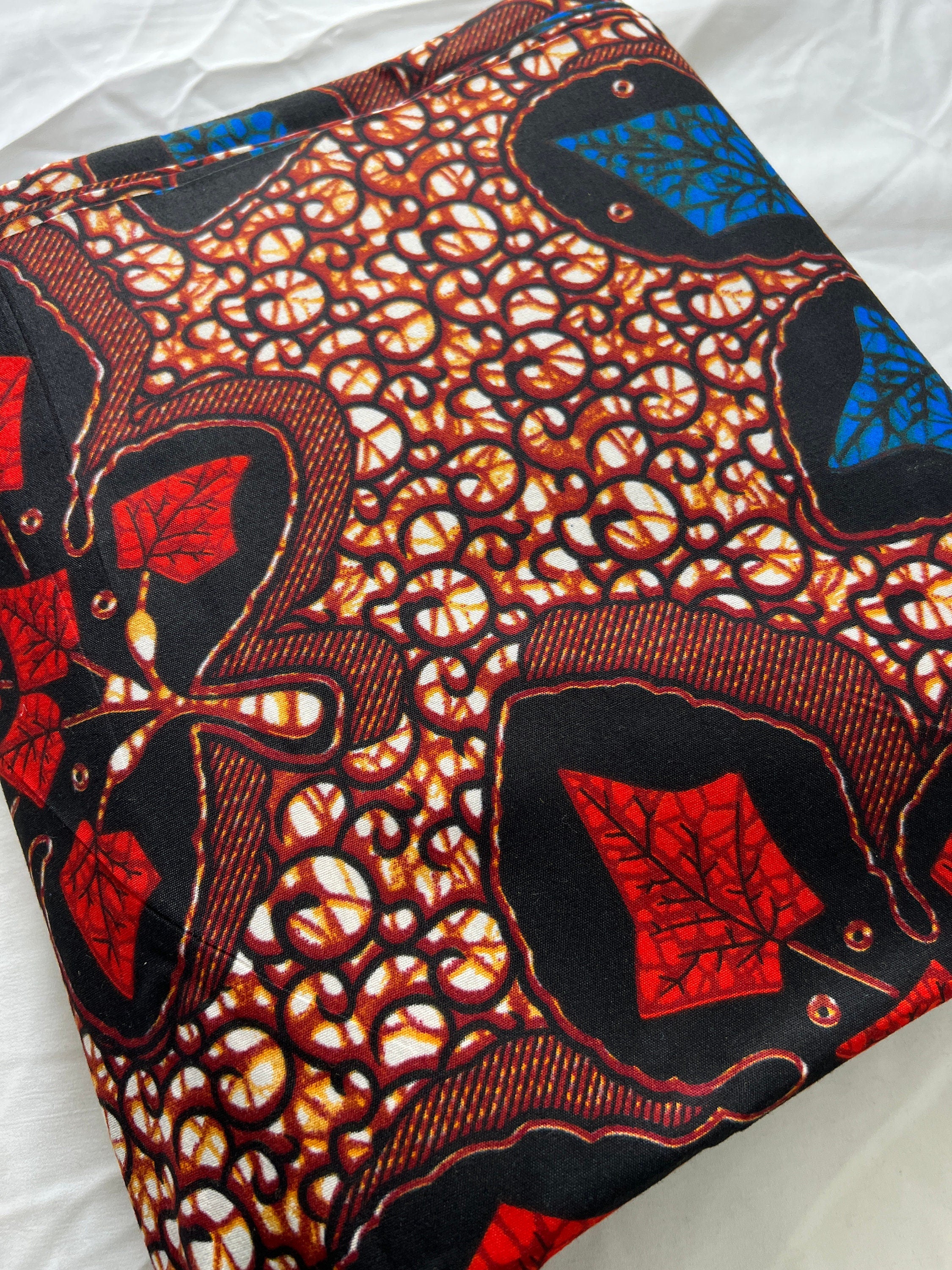 Polycotton African Fabric 6 Yards Soft Ankara Wax Print Material