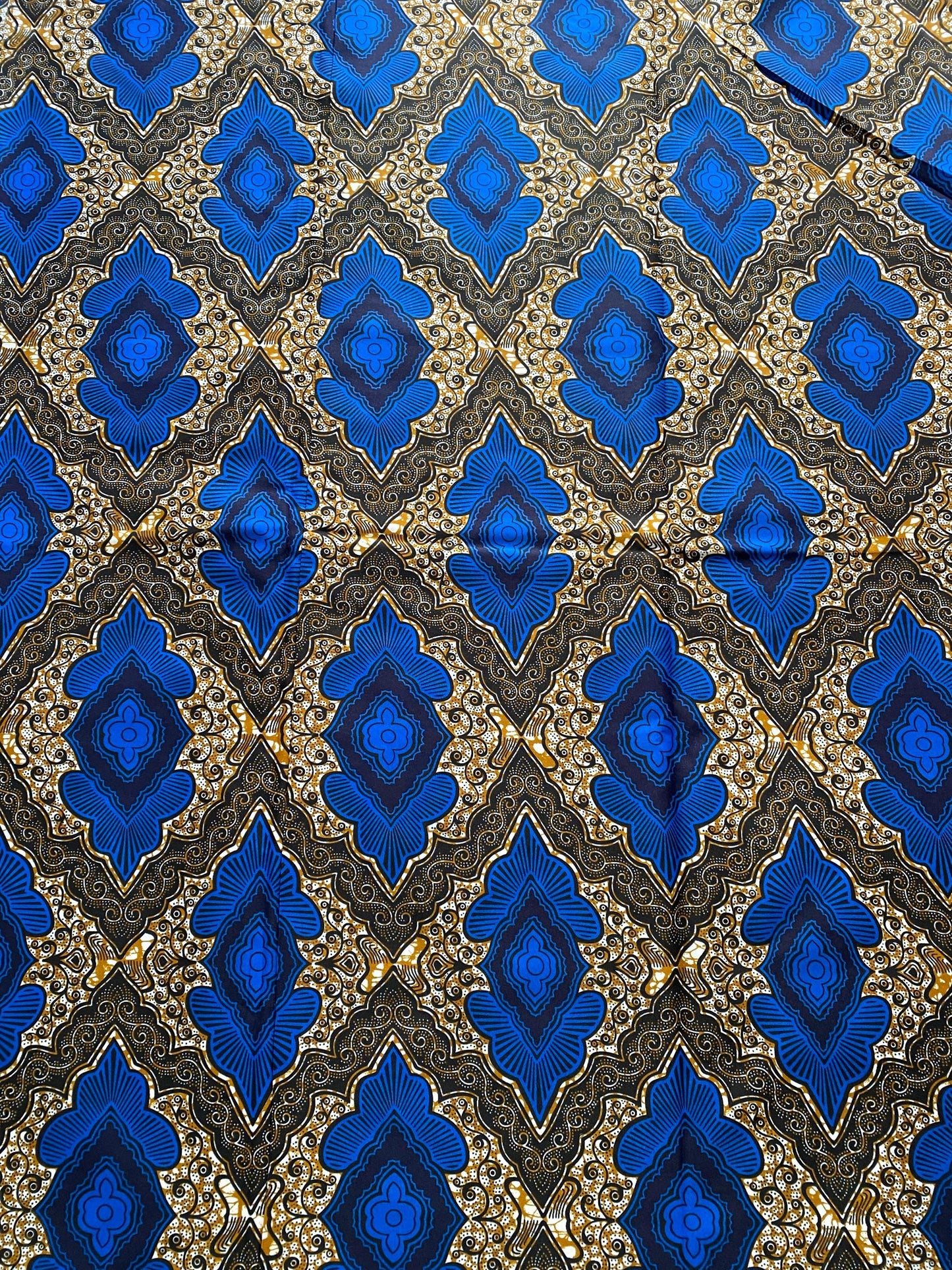 Polycotton African Fabric 6 Yards Soft Ankara Wax Print Material