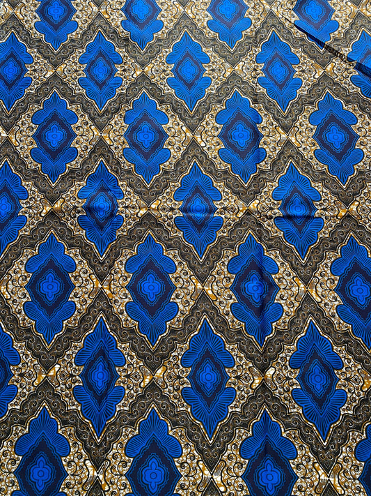 Polycotton African Fabric 6 Yards Soft Ankara Wax Print Material